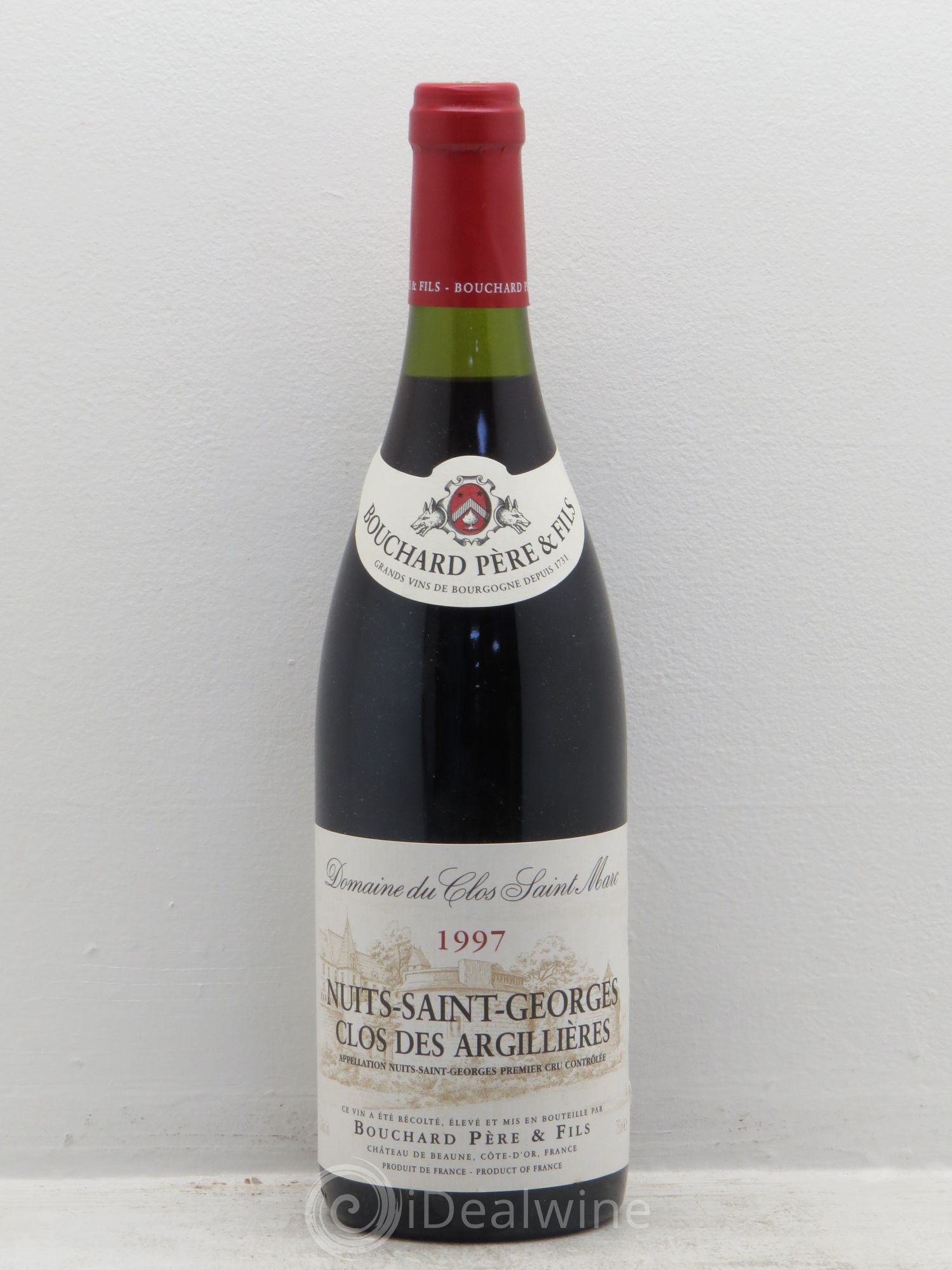 Nuits-Saint-Georges 1er Cru Clos des Argillières Bouchard Père & Fils 1997 - Lot de 1 bouteille - 0