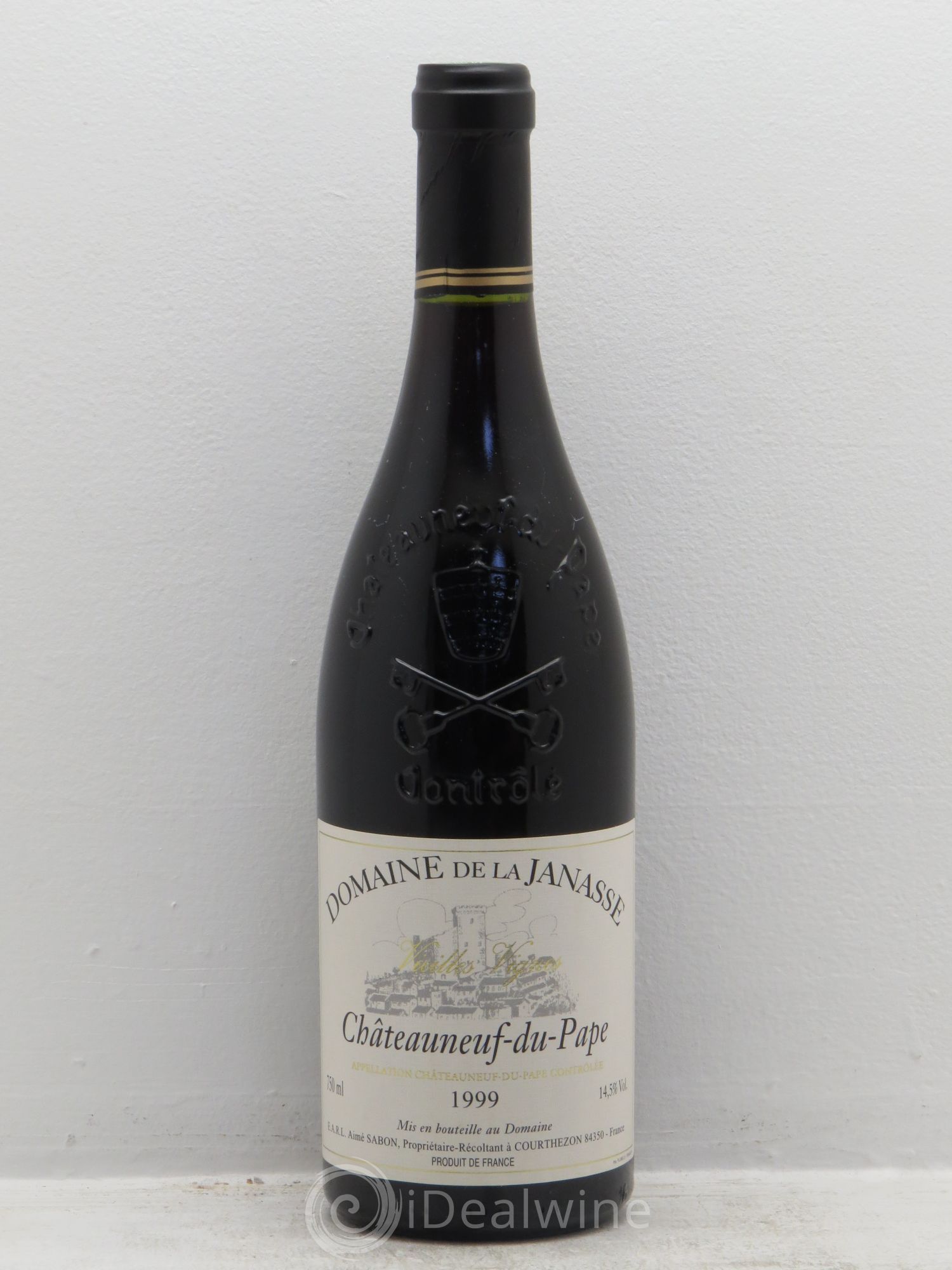 Châteauneuf-du-Pape Cuvée Vieilles Vignes La Janasse (Domaine de) 1999 - Lot de 1 bouteille - 0