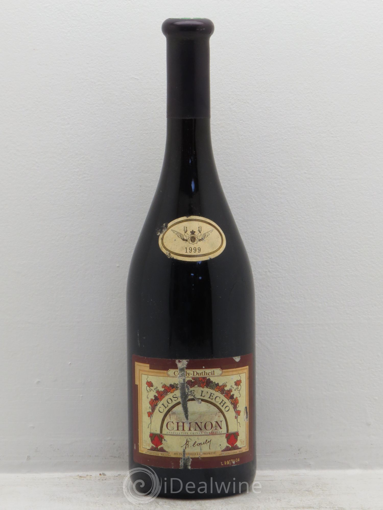 Chinon Clos de l'Echo Couly-Dutheil 1999 - Lot de 1 bouteille - 0