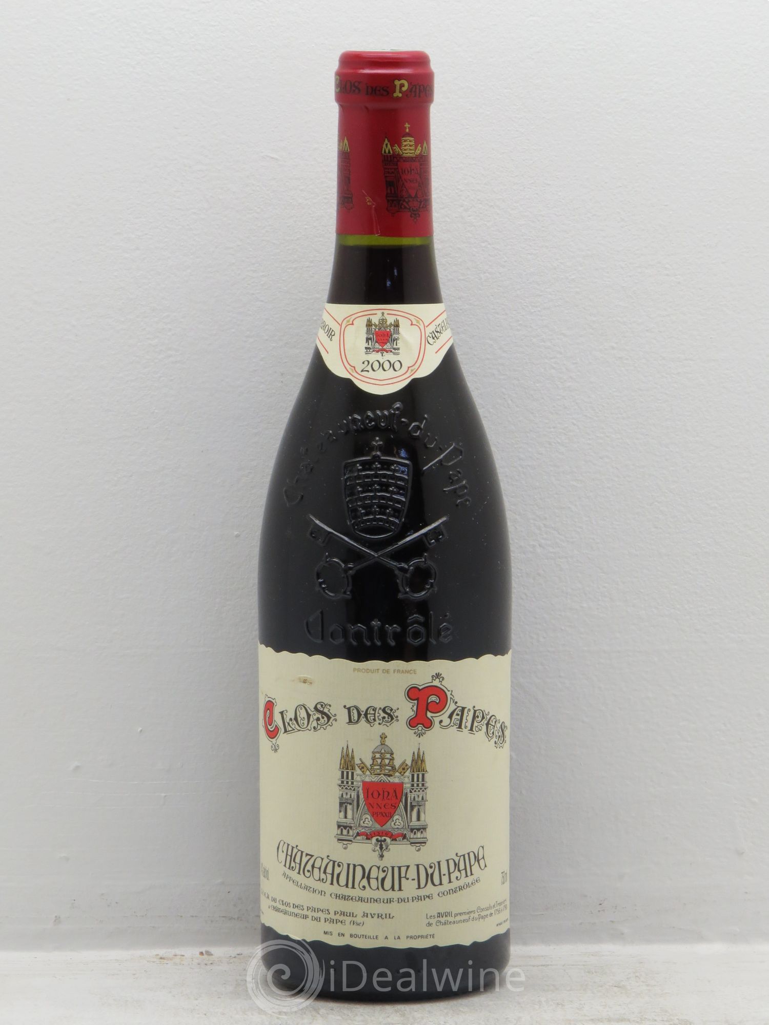 Châteauneuf-du-Pape Clos des Papes - Paul Avril 2000 - Lot de 1 bouteille - 0