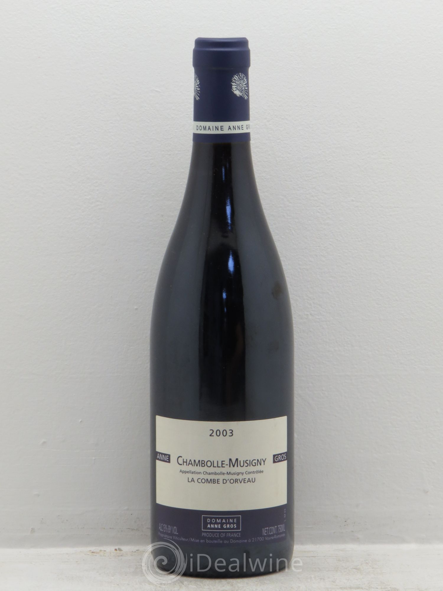 Chambolle-Musigny La Combe d'Orveau Anne Gros 2003 - Lot de 1 bouteille - 0