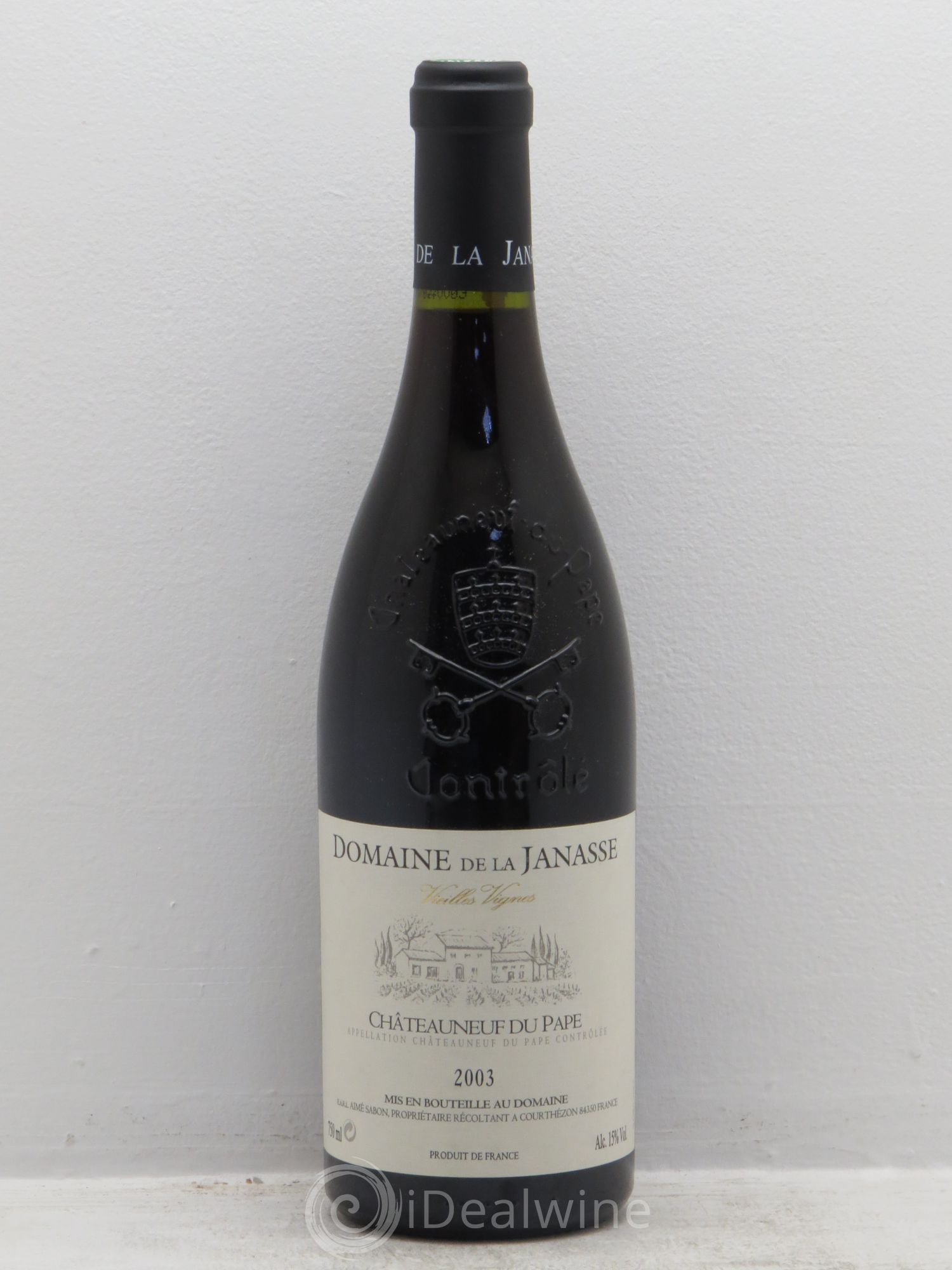 Châteauneuf-du-Pape Cuvée Vieilles Vignes La Janasse (Domaine de) 2003 - Lot de 1 bouteille - 0