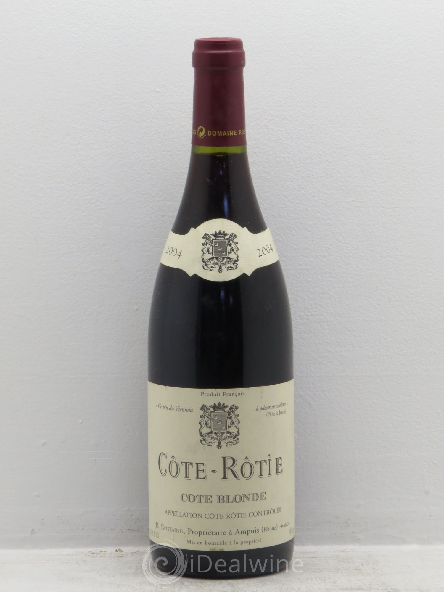 Côte-Rôtie Côte Blonde René Rostaing 2004 - Lot de 1 bouteille - 0