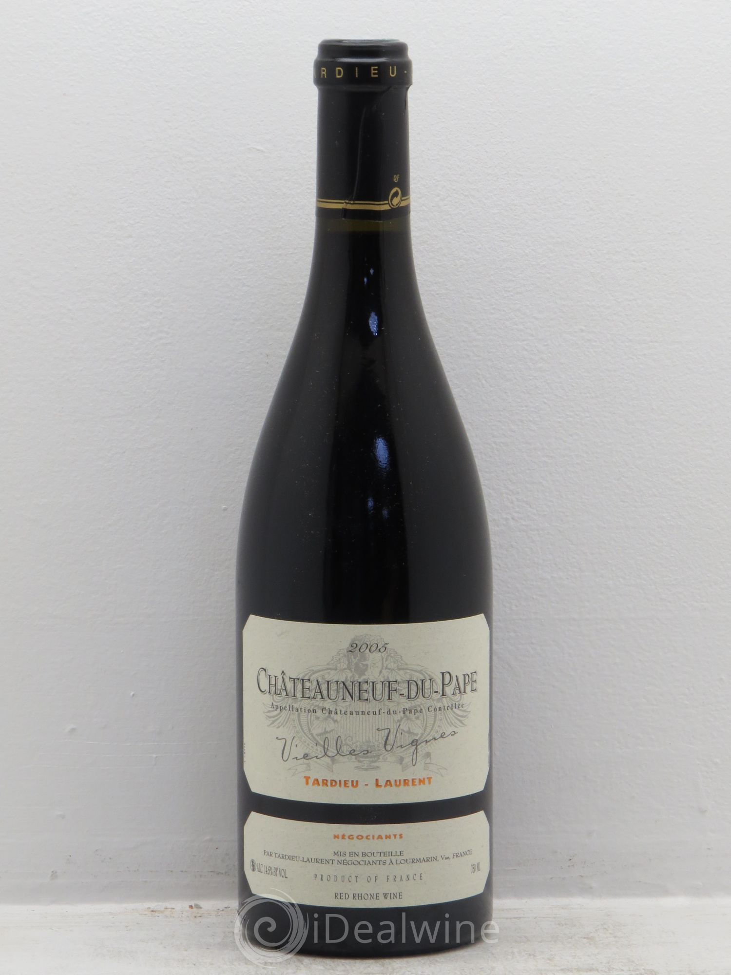 Châteauneuf-du-Pape Tardieu-Laurent Vieilles vignes Famille Tardieu 2005 - Lot de 1 bouteille - 0