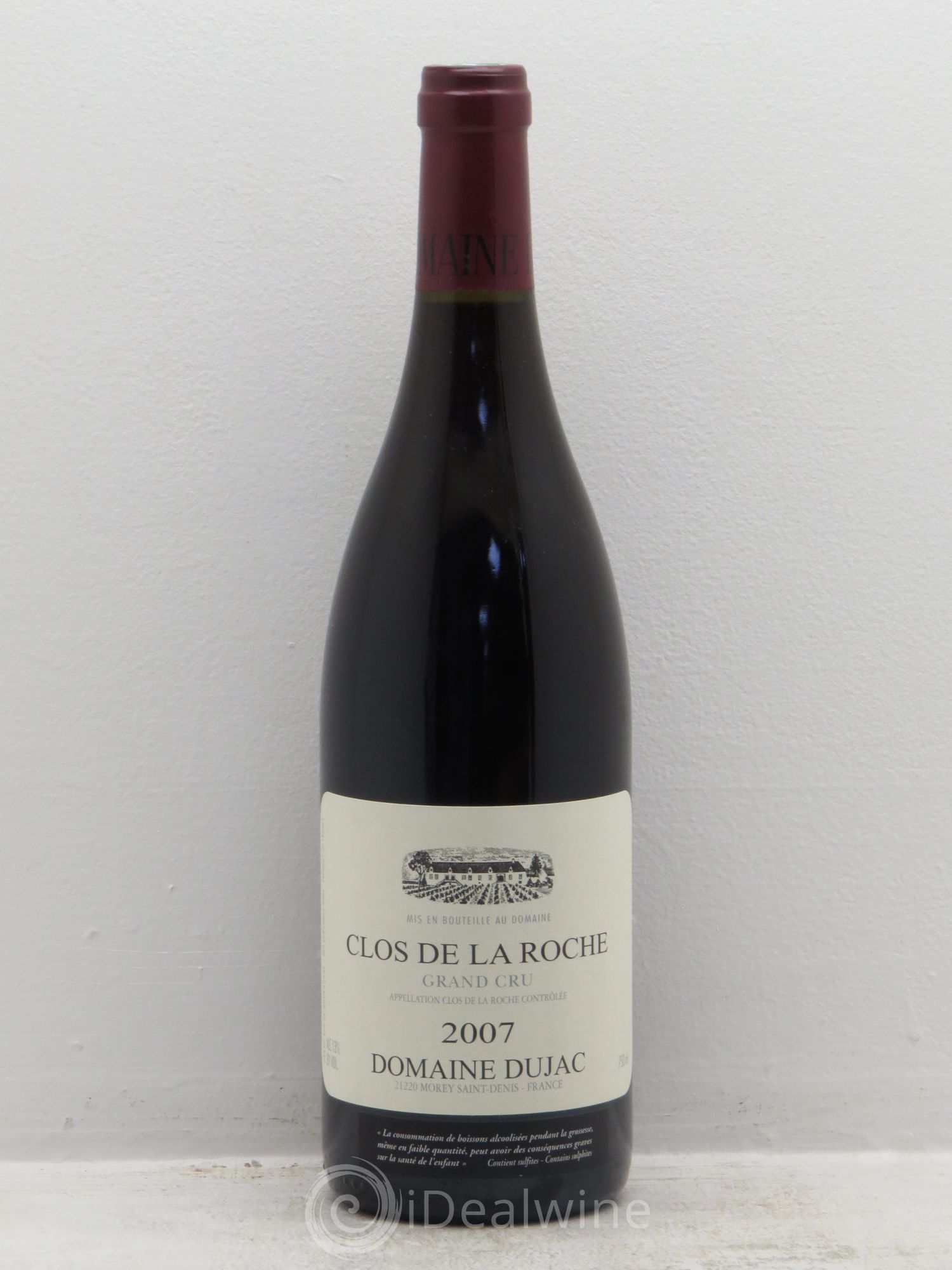 Clos de la Roche Grand Cru Dujac (Domaine) 2007 - Lot de 1 bouteille - 0