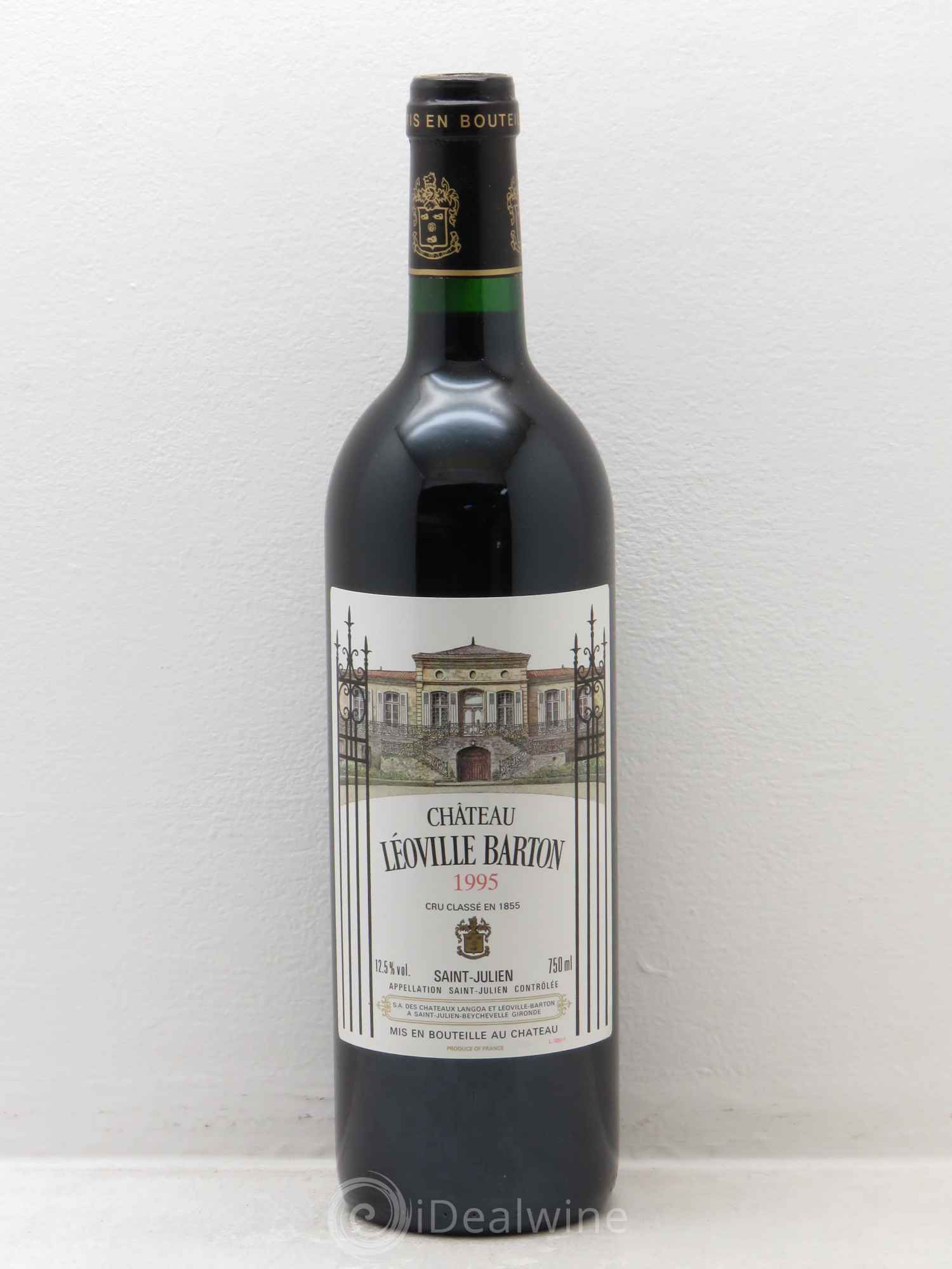 Château Léoville Barton 2ème Grand Cru Classé 1995 - Lot de 1 bouteille - 0