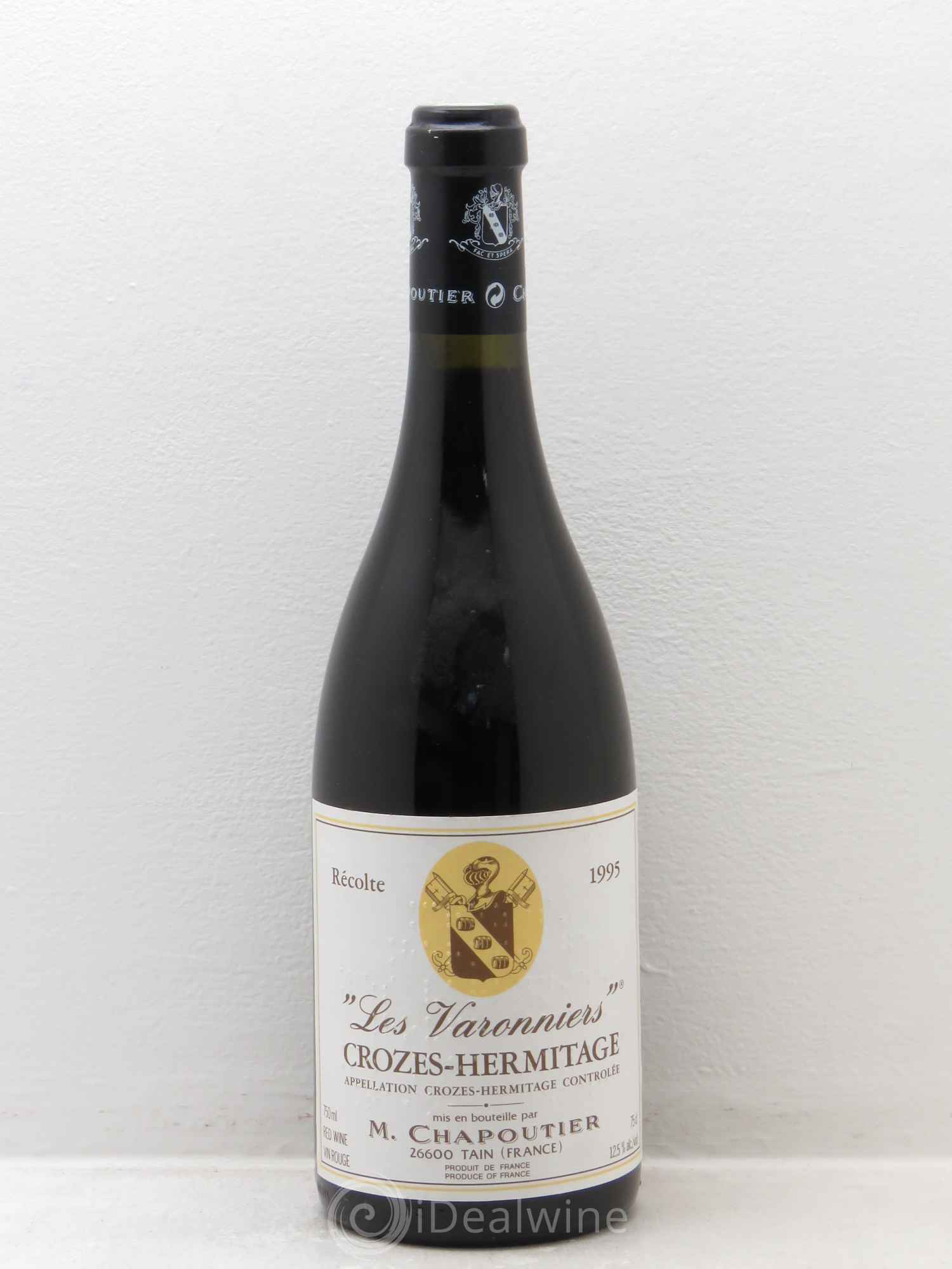Crozes-Hermitage Les Varonniers Chapoutier 1995 - Lot de 1 bouteille - 0