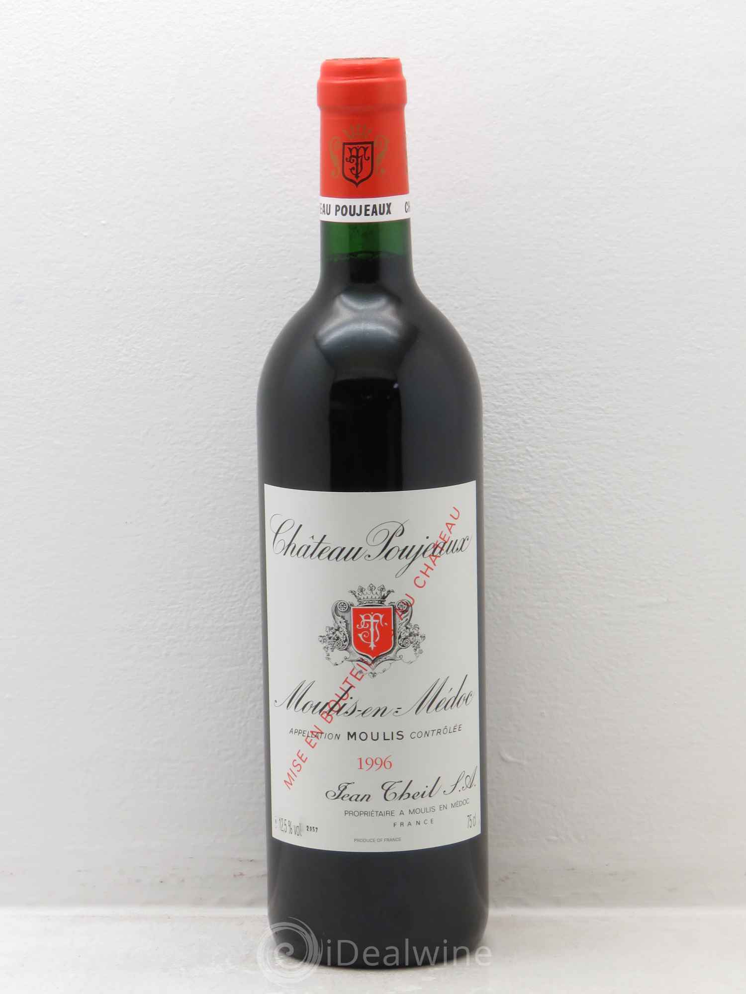 Château Poujeaux 1996 - Lot de 1 bouteille - 0