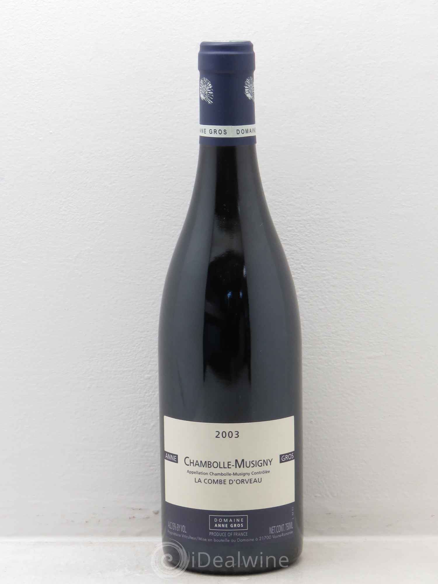 Chambolle-Musigny La Combe d'Orveau Anne Gros 2003 - Lot de 1 bouteille - 0