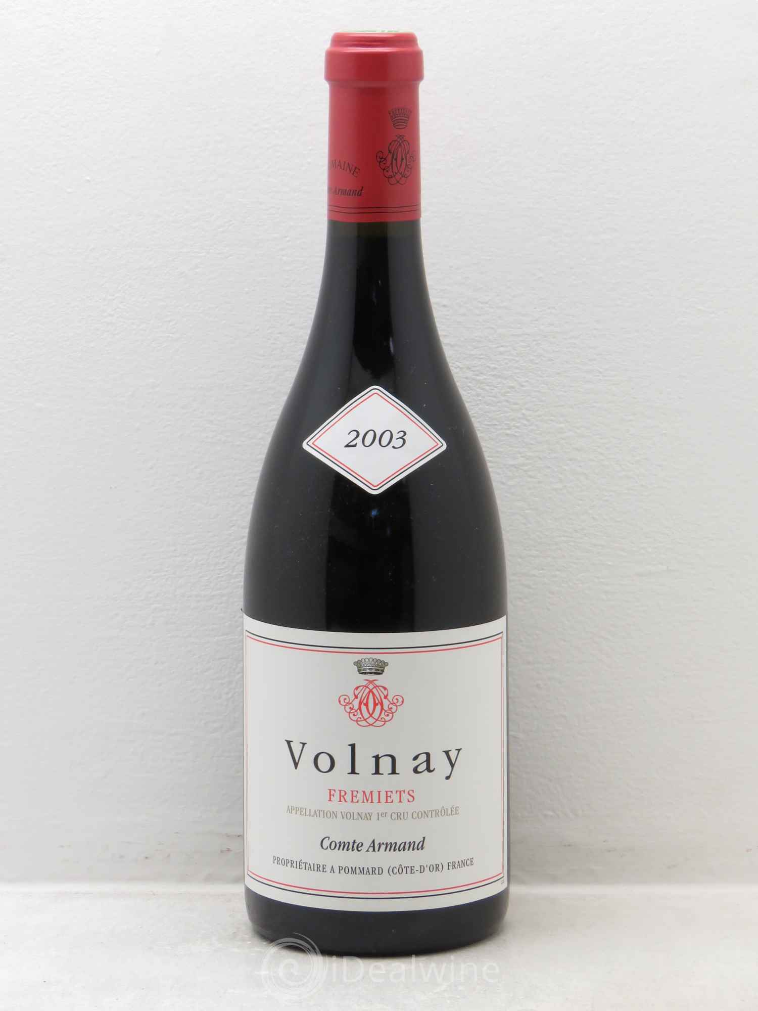 Volnay 1er Cru Les Frémiets Comte Armand 2003 - Lot de 1 bouteille - 0