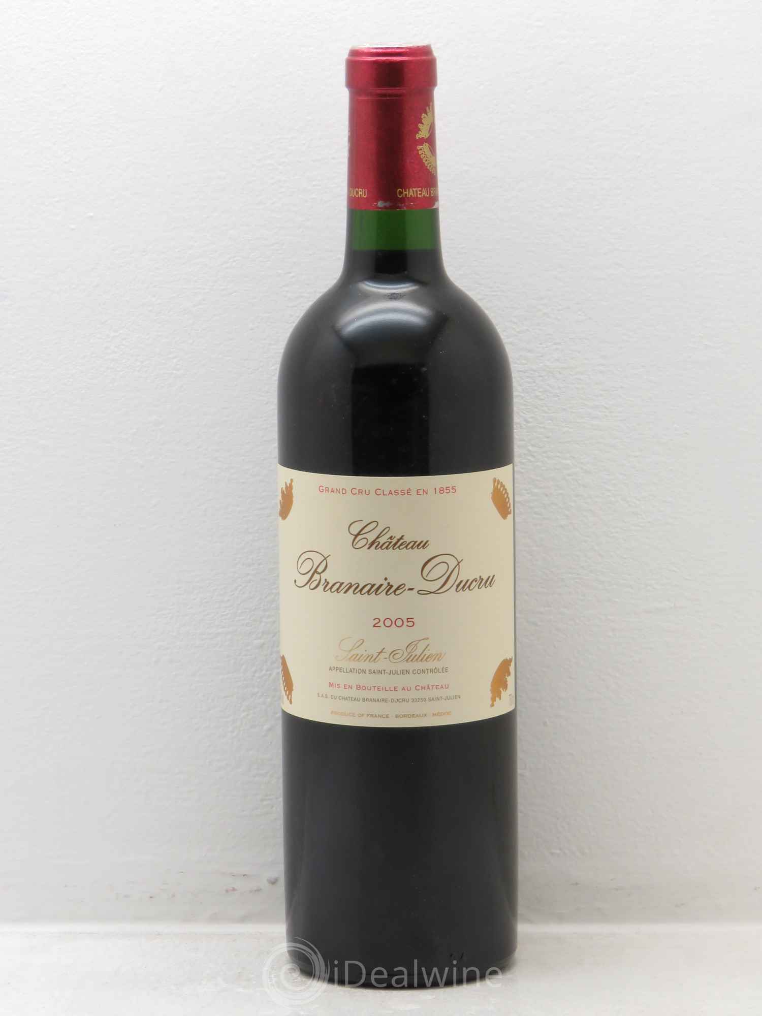 Château Branaire Ducru 4ème Grand Cru Classé 2005 - Lot de 1 bouteille - 0