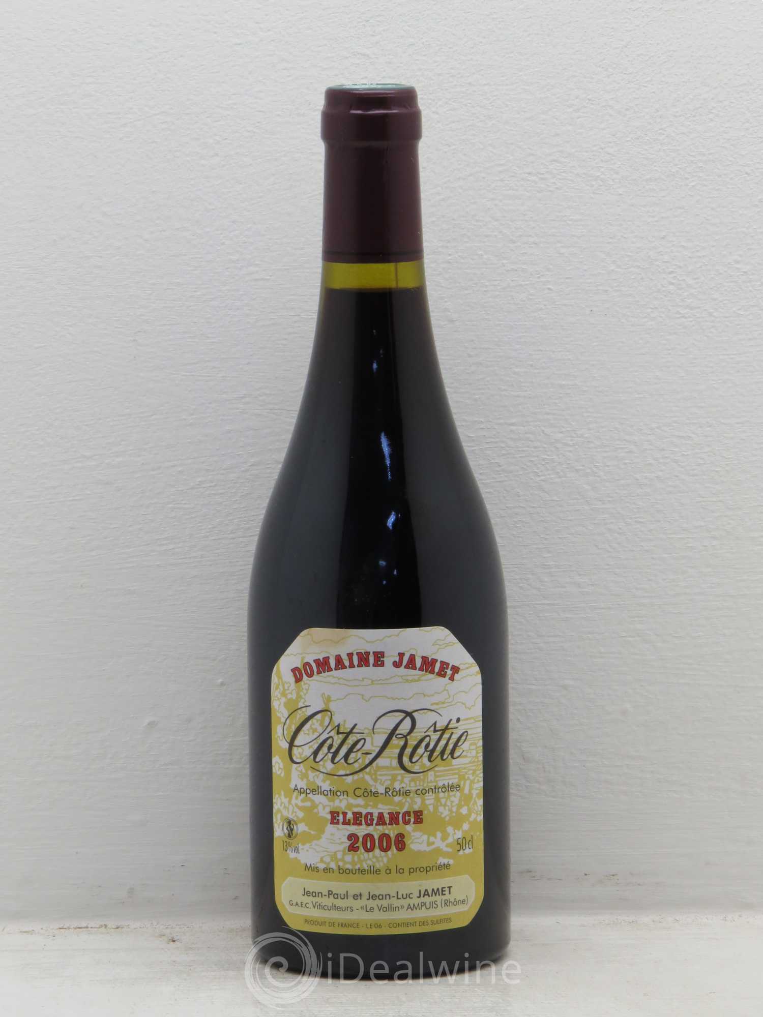 Côte-Rôtie Jamet (Domaine) Elégance 2006 - Lot de 1 bouteille - 0