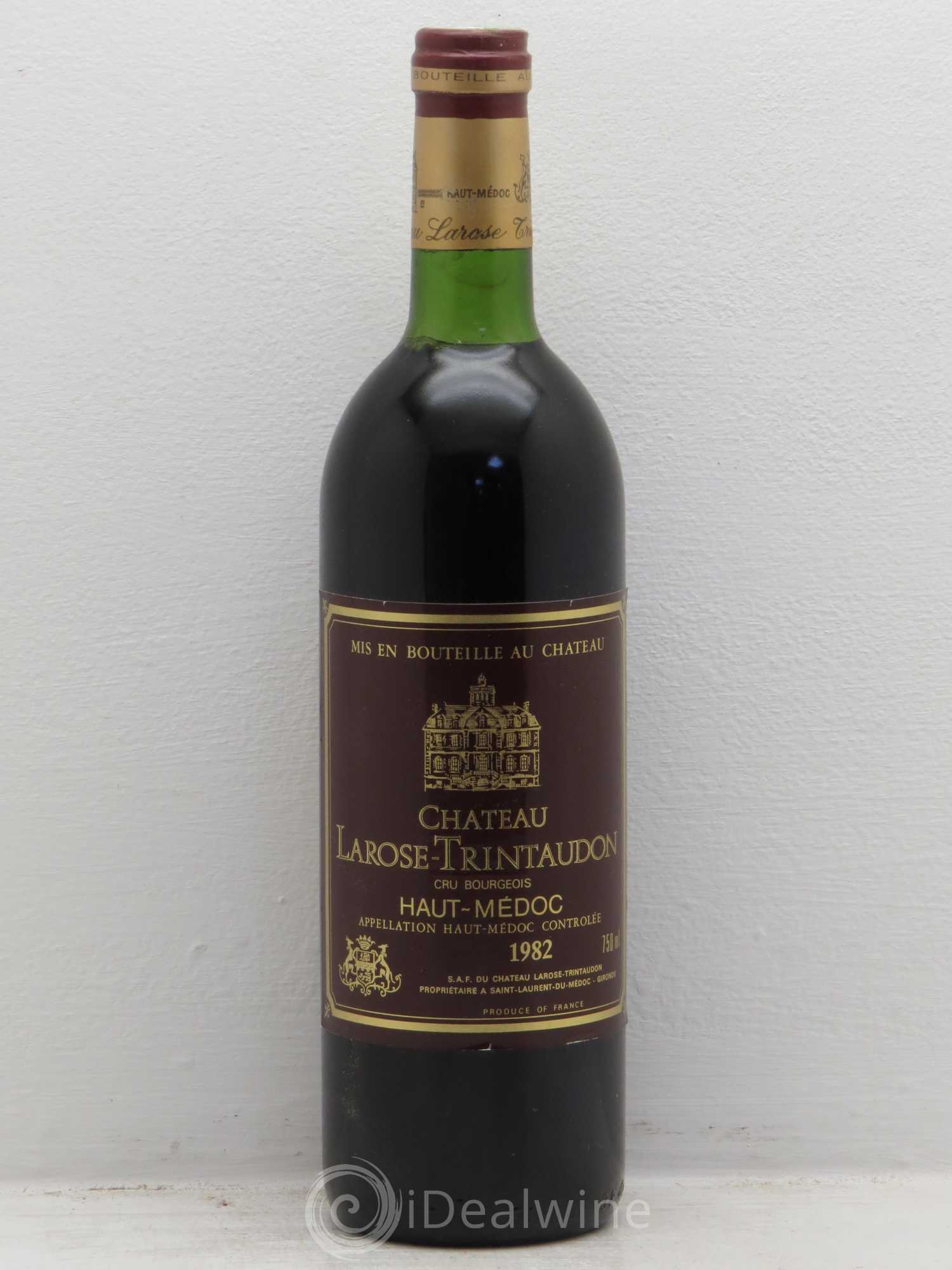 Château Larose Trintaudon Cru Bourgeois 1982 - Lot de 1 bouteille - 0