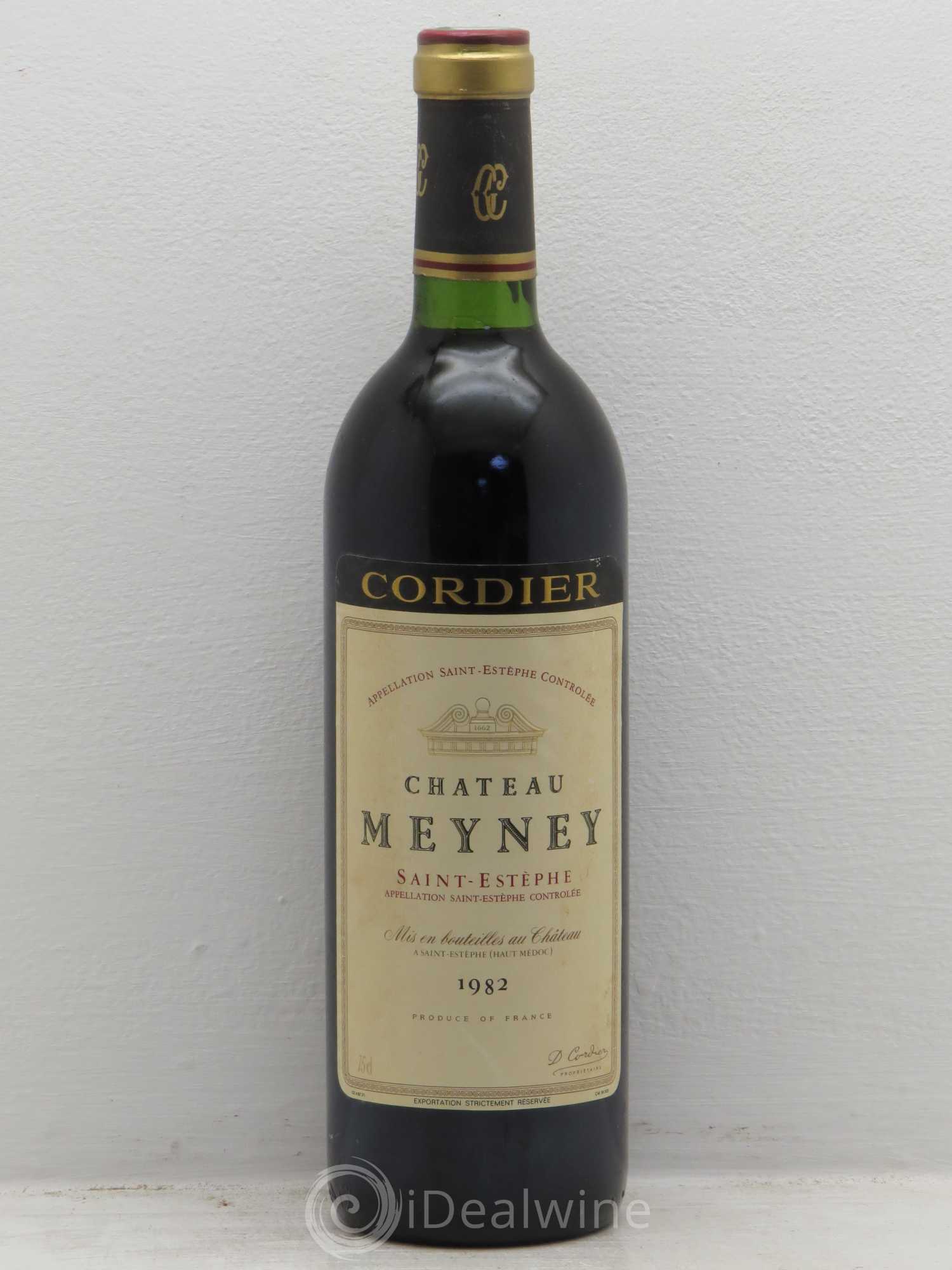 Château Meyney 1982 - Lot de 1 bouteille - 0