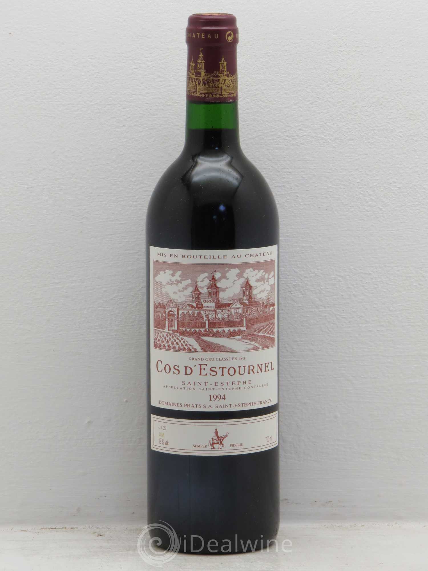Cos d'Estournel 2ème Grand Cru Classé 1994 - Lot de 1 bouteille - 0