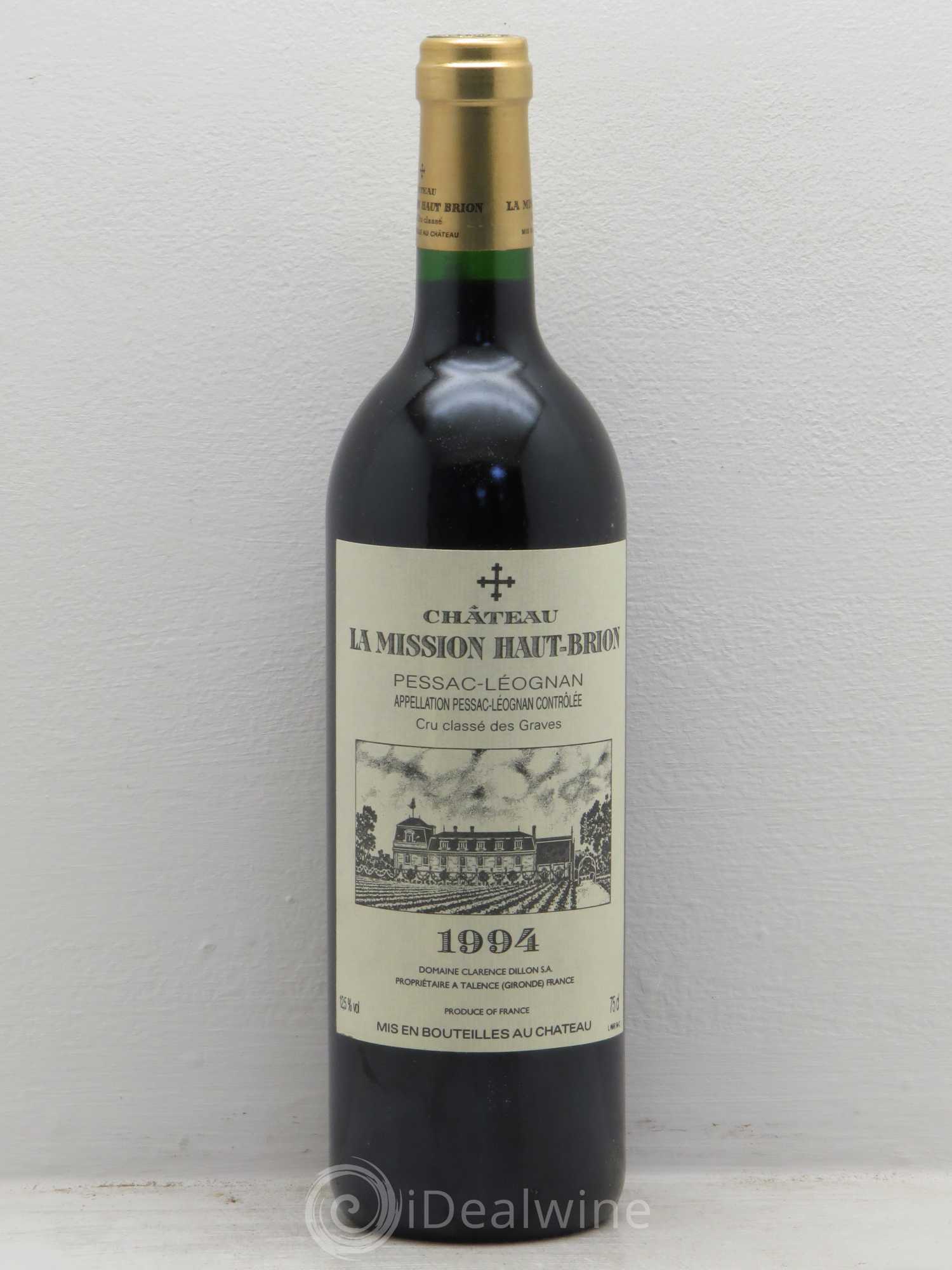 Château la Mission Haut-Brion Cru Classé de Graves 1994 - Lot de 1 bouteille - 0