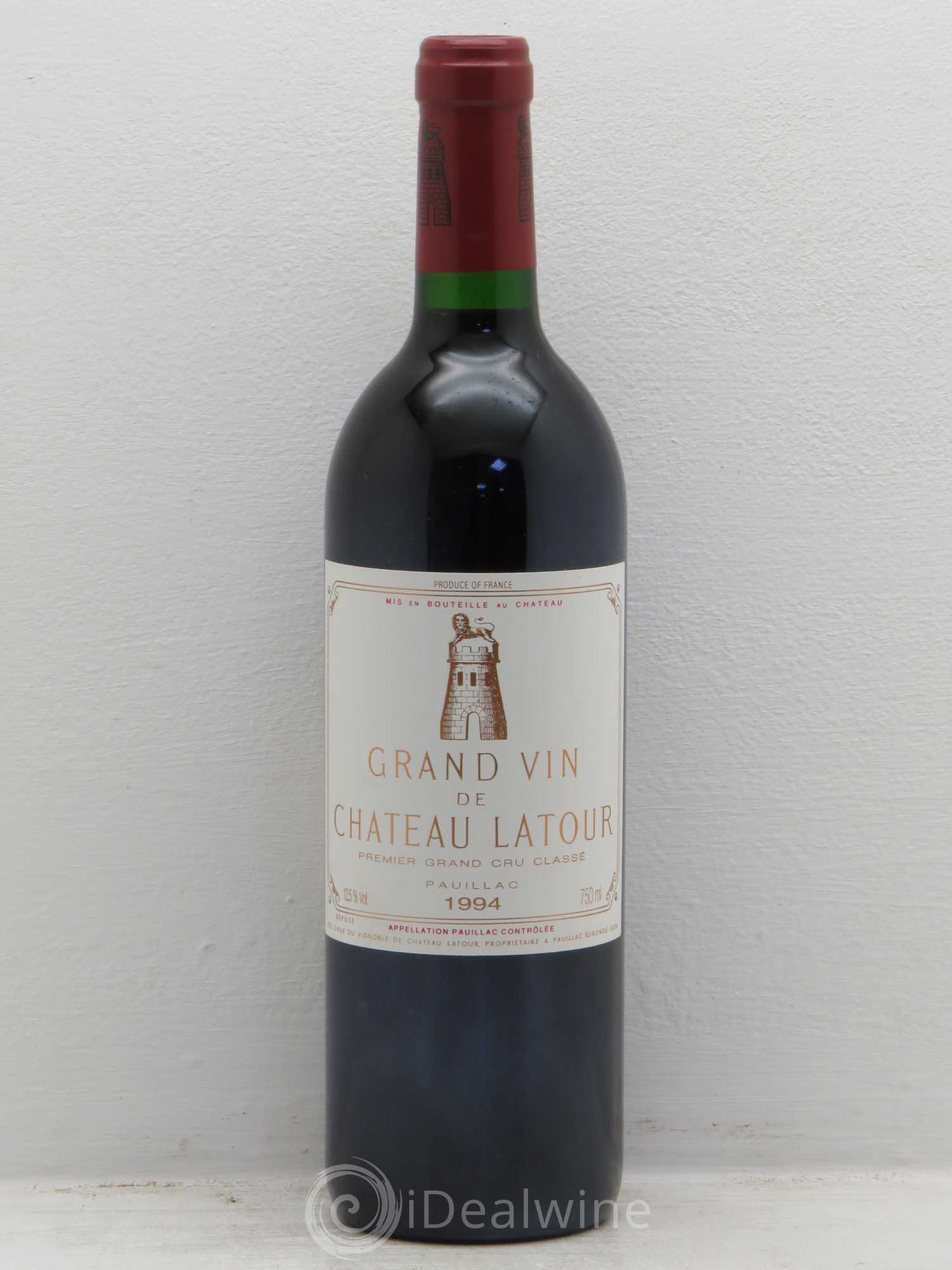 Château Latour 1er Grand Cru Classé 1994 - Lot de 1 bouteille - 0