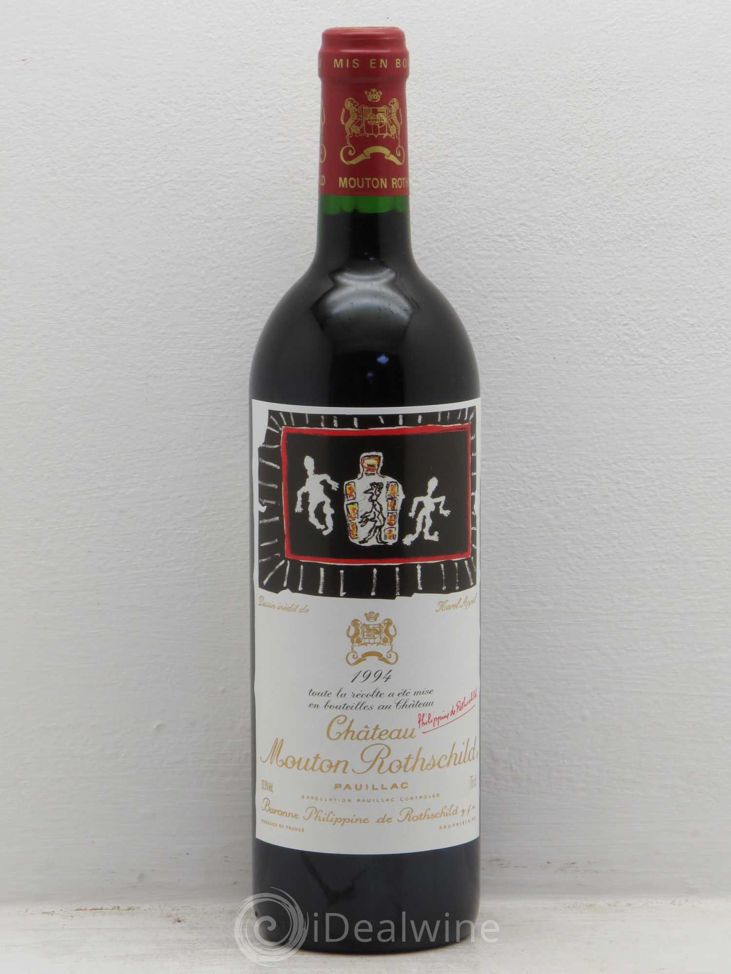 Château Mouton Rothschild 1er Grand Cru Classé 1994 - Lot de 1 bouteille - 0