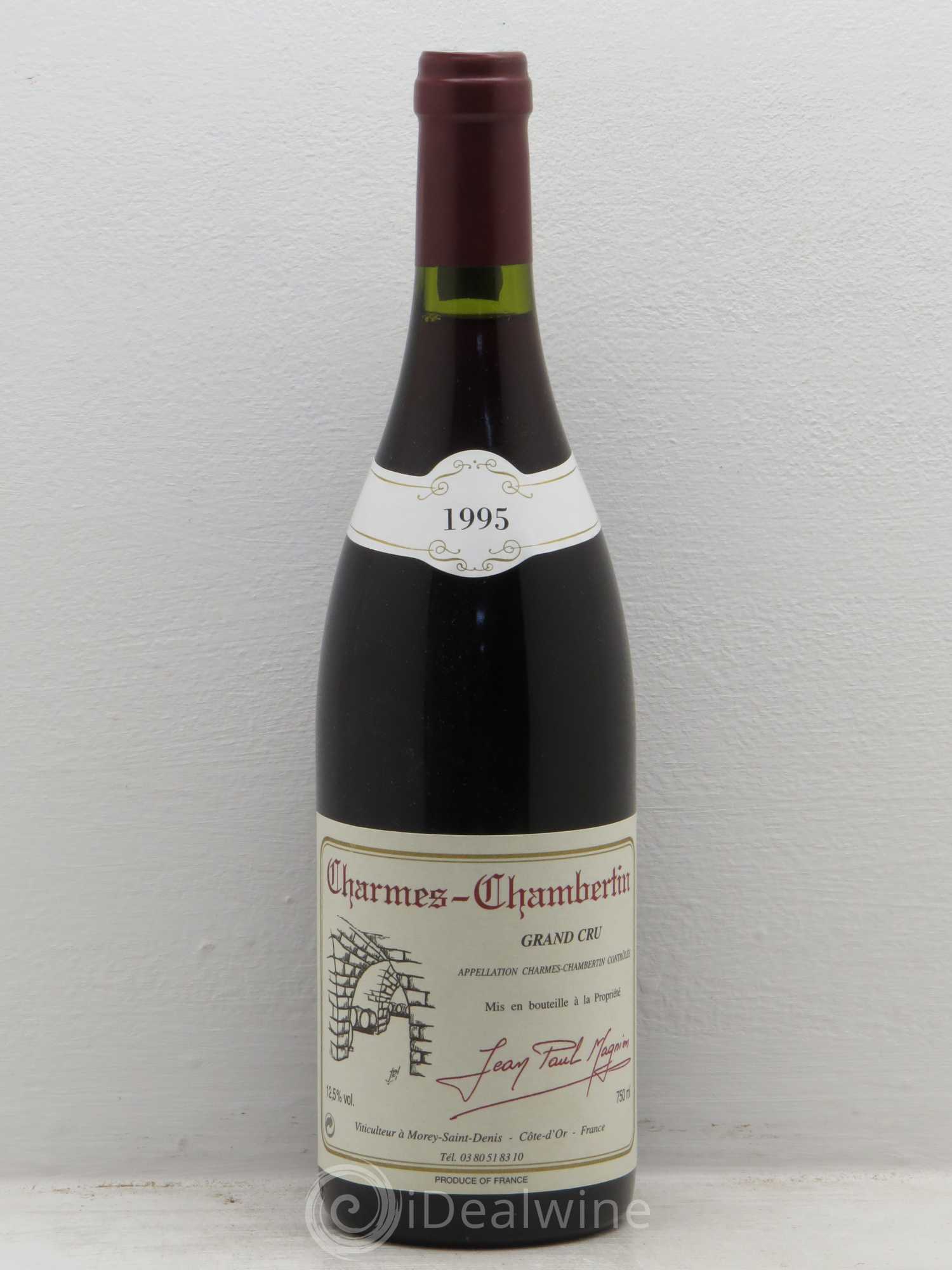 Charmes-Chambertin Grand Cru J.P. Magnien 1995 - Lot de 1 bouteille - 0