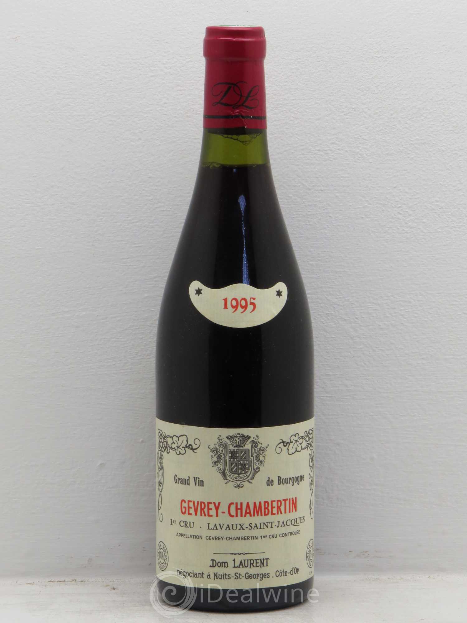 Gevrey-Chambertin 1er Cru Lavaux Saint Jacques Vieilles Vignes Dominique Laurent 1995 - Lot de 1 bouteille - 0