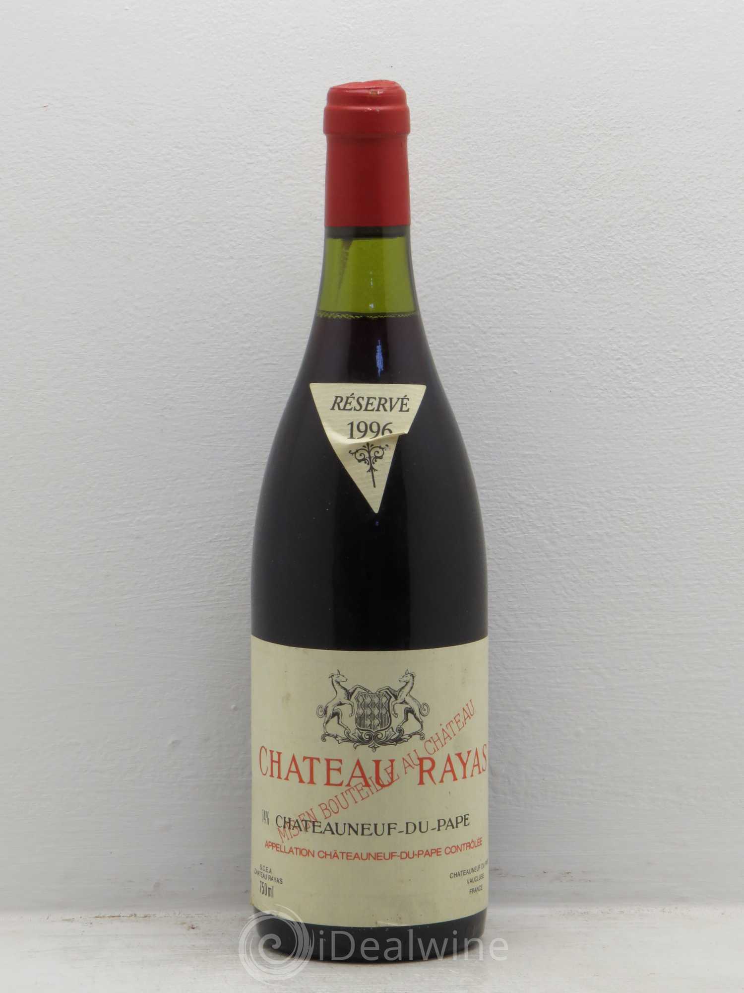 Châteauneuf-du-Pape Château Rayas Emmanuel Reynaud 1996 - Lot de 1 bouteille - 0