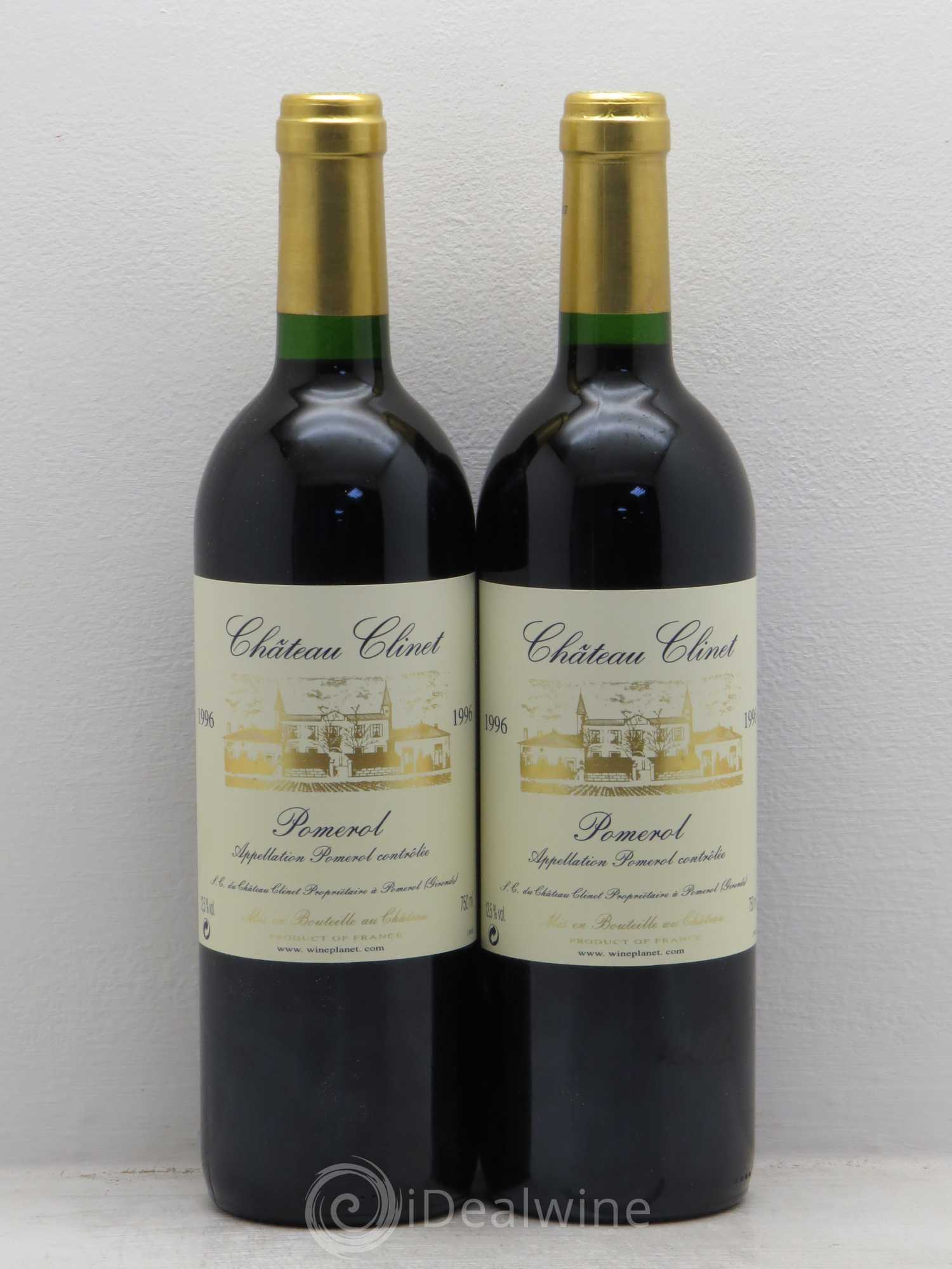 Château Clinet 1996 - Posten von 2 Flaschen - 0