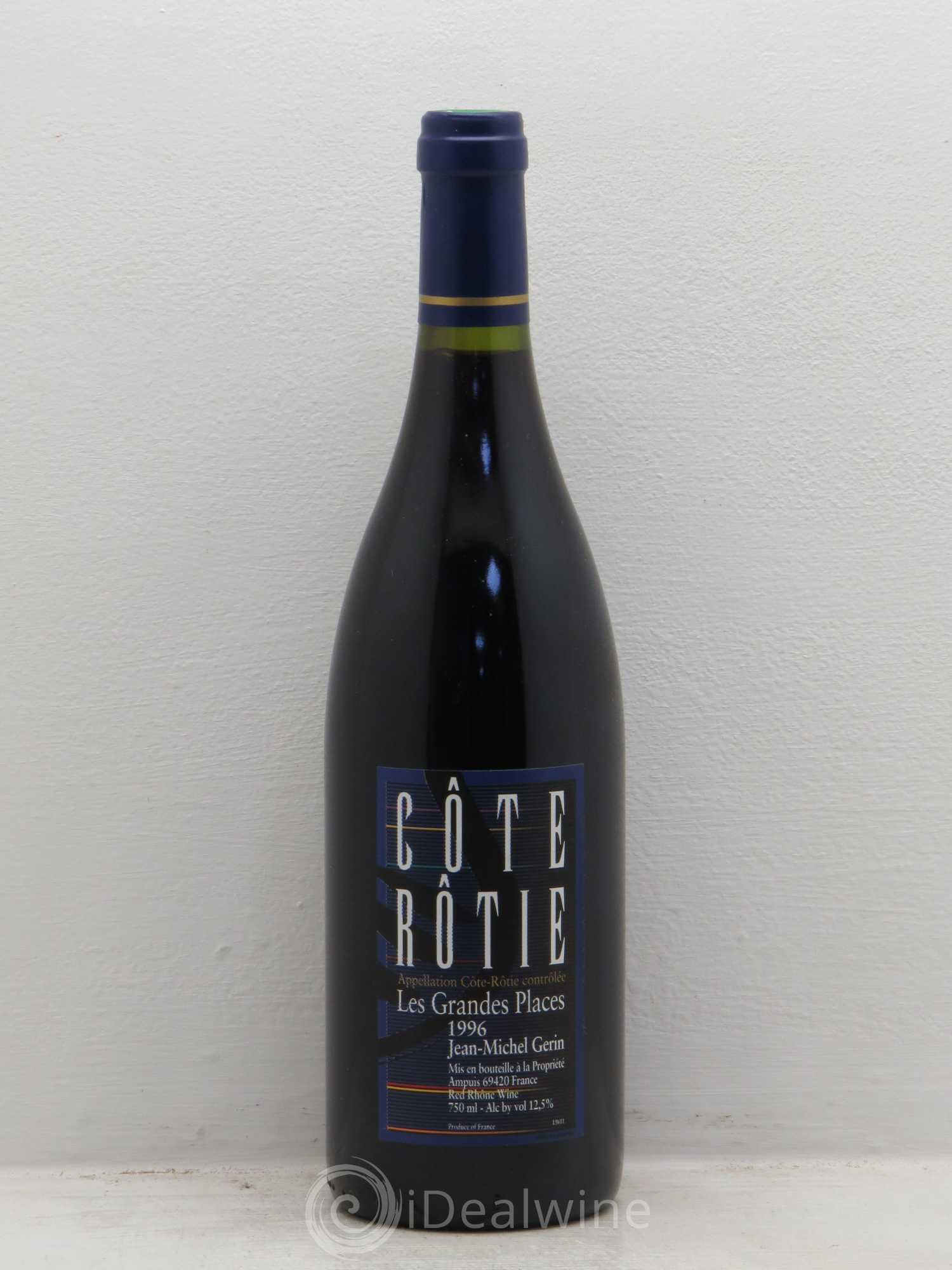 Côte-Rôtie Les Grandes Places Jean-Michel Gerin 1996 - Lot de 1 bouteille - 0