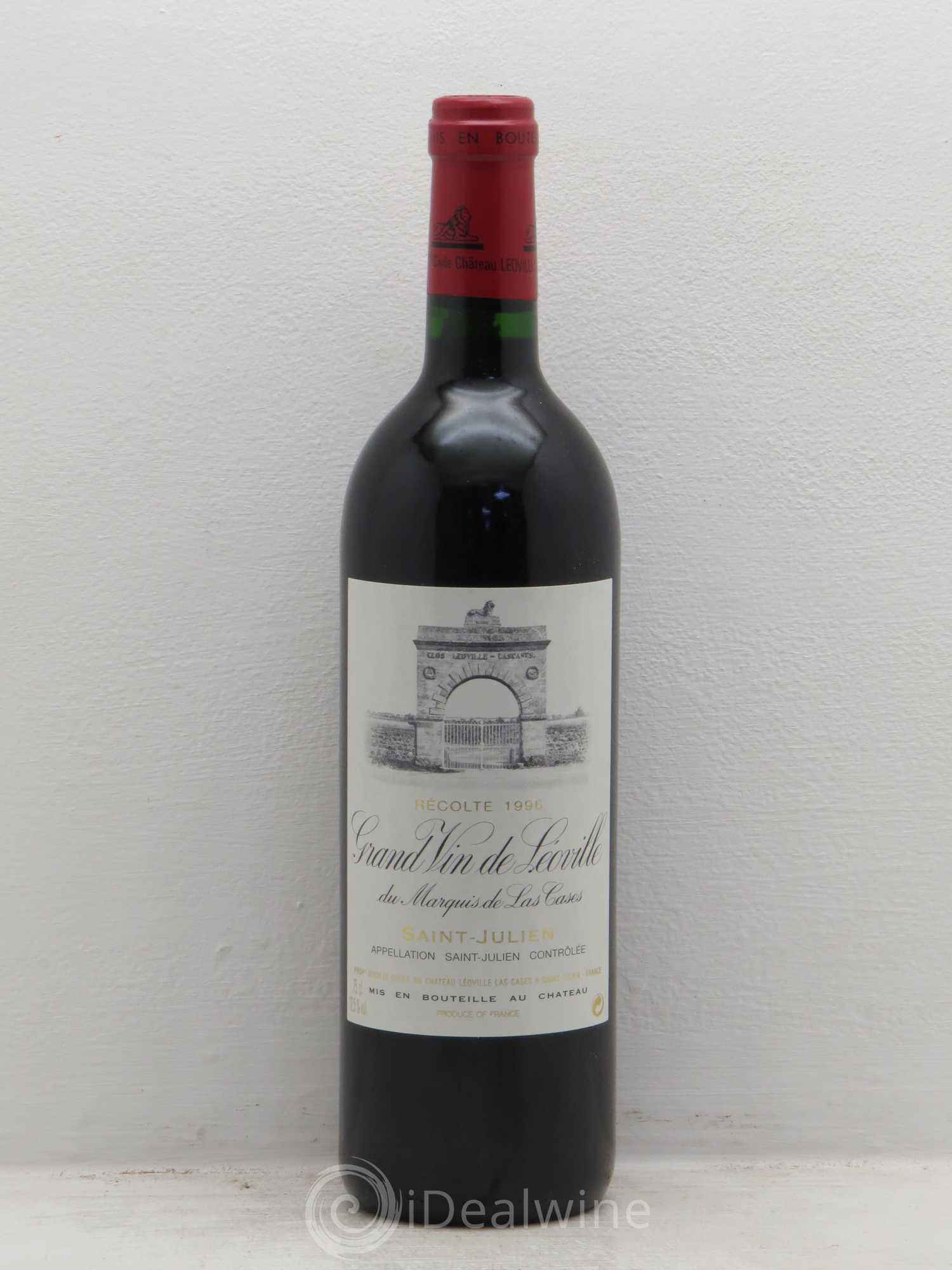 Château Léoville Las Cases 2ème Grand Cru Classé 1996 - Lot de 1 bouteille - 0