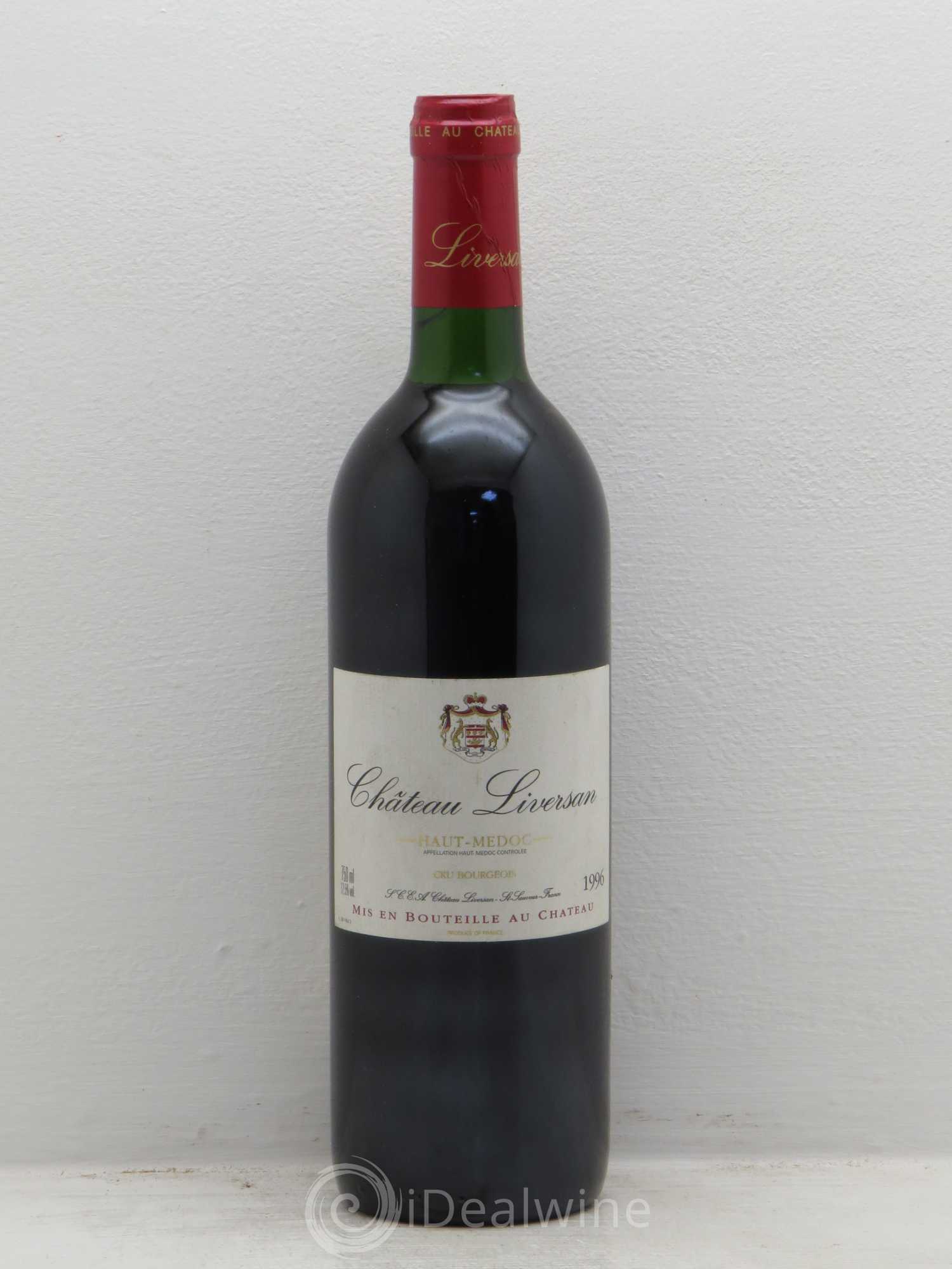Château Liversan Cru Bourgeois 1996 - Lot de 1 bouteille - 0