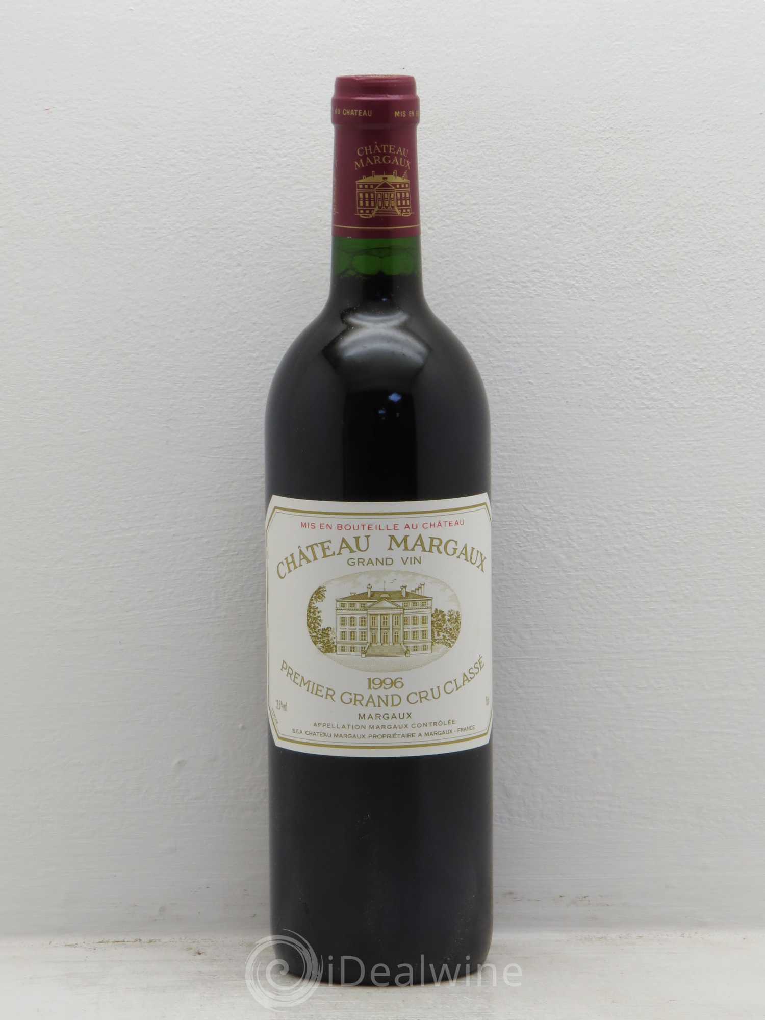 Château Margaux 1er Grand Cru Classé 1996 - Lot de 1 bouteille - 0