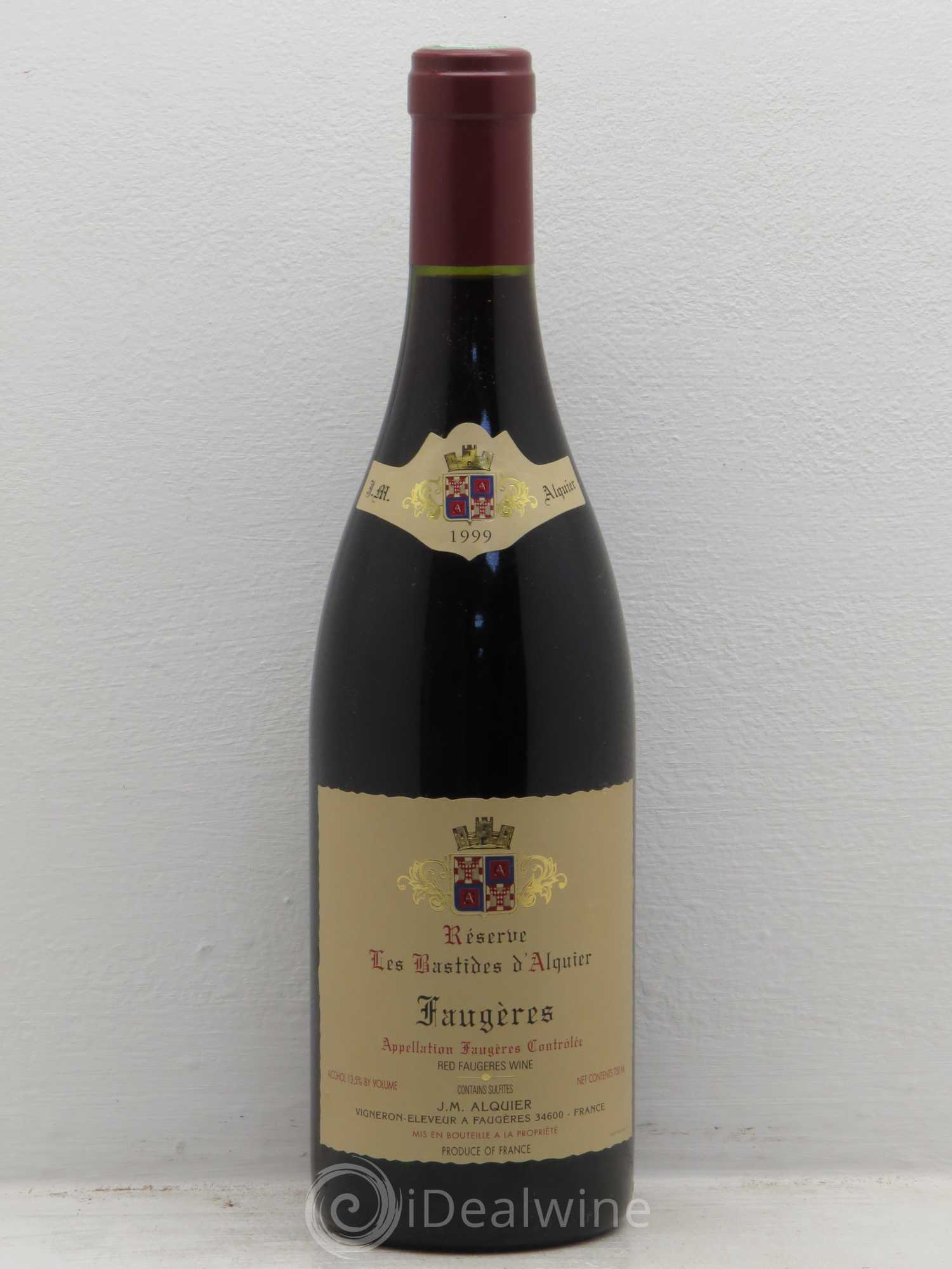 Faugères Domaine Jean-Michel Alquier Les Bastides d'Alquier 1999 - Lot de 1 bouteille - 0