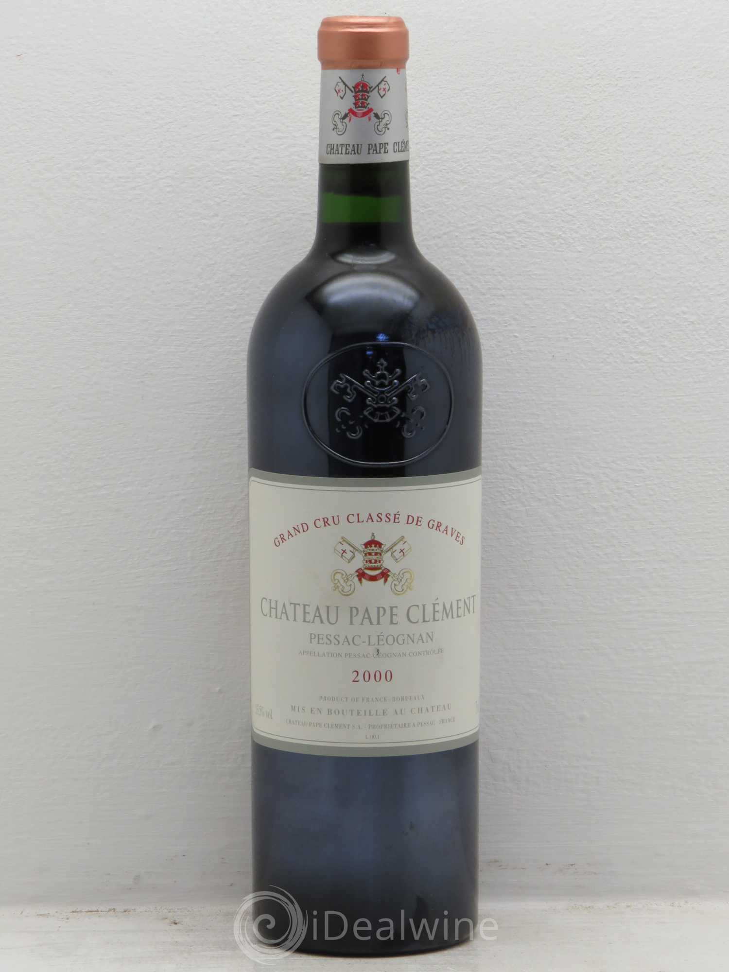 Château Pape Clément Cru Classé de Graves 2000 - Lot de 1 bouteille - 0