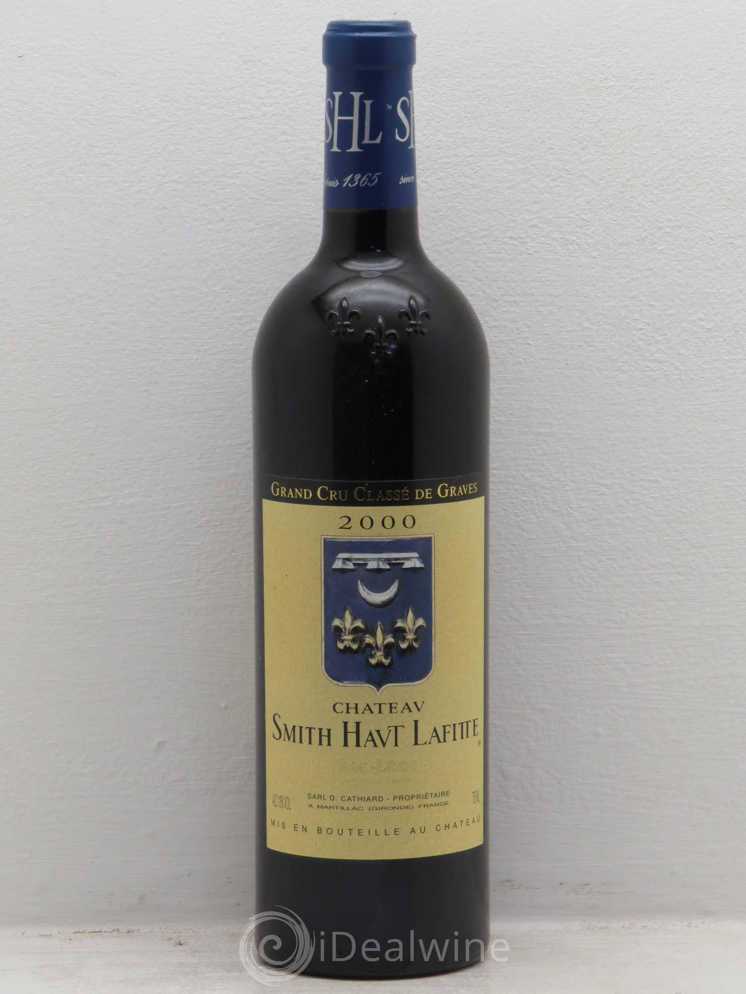 Château Smith Haut Lafitte Cru Classé de Graves 2000 - Lot de 1 bouteille - 0