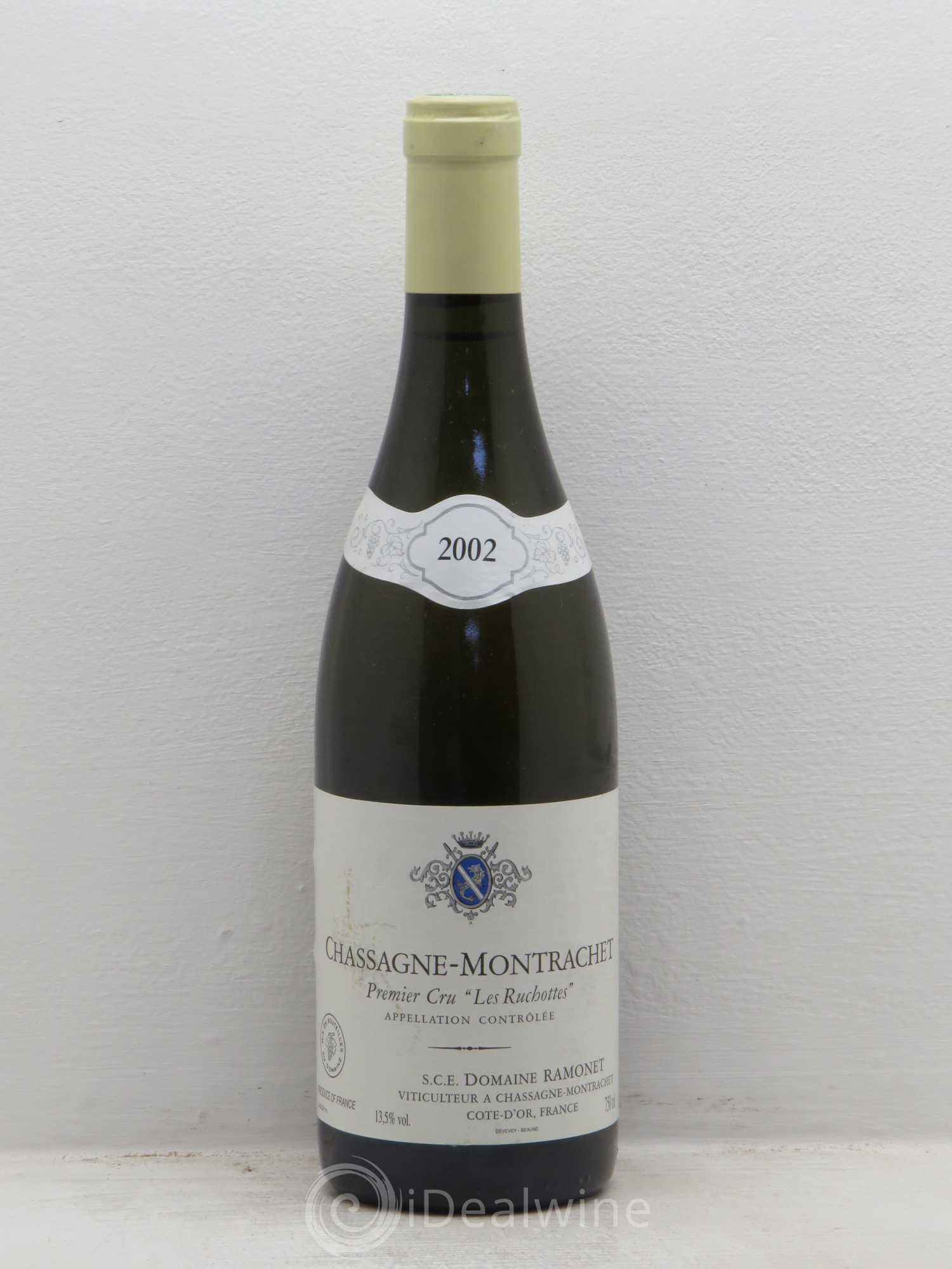 Chassagne-Montrachet 1er Cru Les Ruchottes Ramonet (Domaine) 2002 - Lot de 1 bouteille - 0