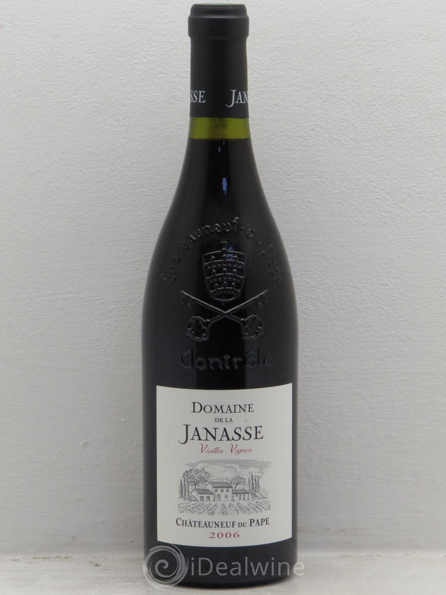 Châteauneuf-du-Pape Cuvée Vieilles Vignes La Janasse (Domaine de) 2006 - Lot de 1 bouteille - 0