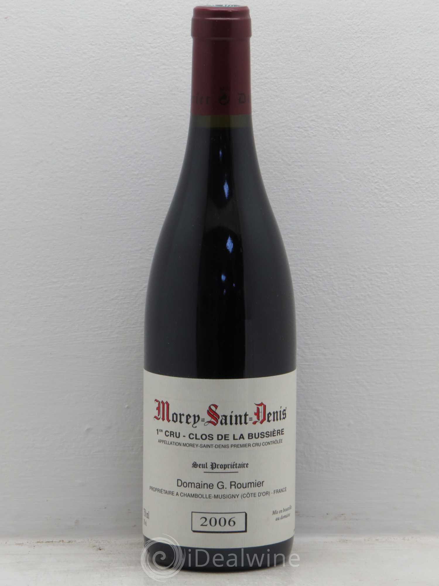 Morey-Saint-Denis 1er Cru Clos de la Bussière Georges Roumier (Domaine) 2006 - Lot de 1 bouteille - 0