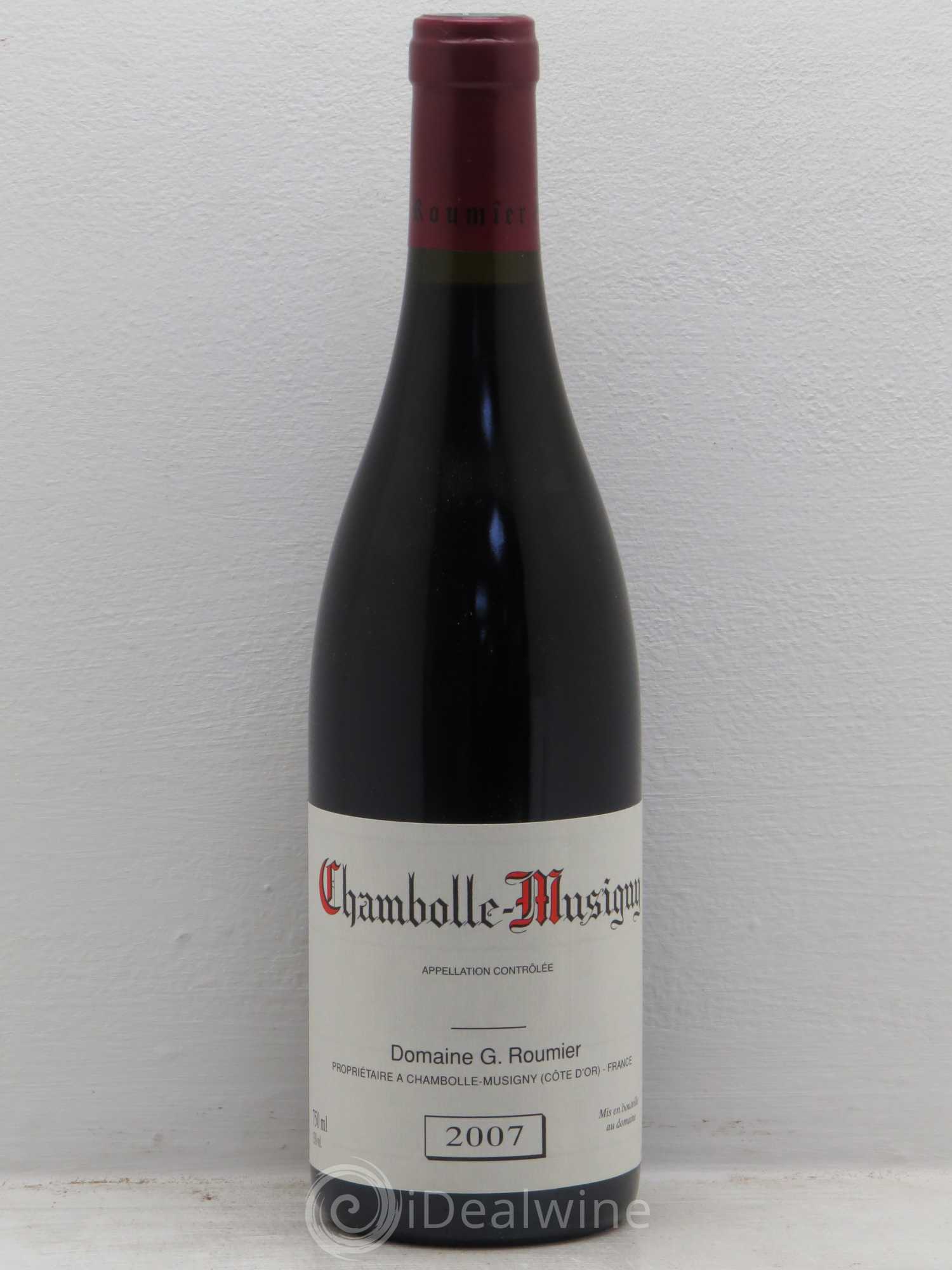 Chambolle-Musigny Georges Roumier (Domaine) 2007 - Lot de 1 bouteille - 0