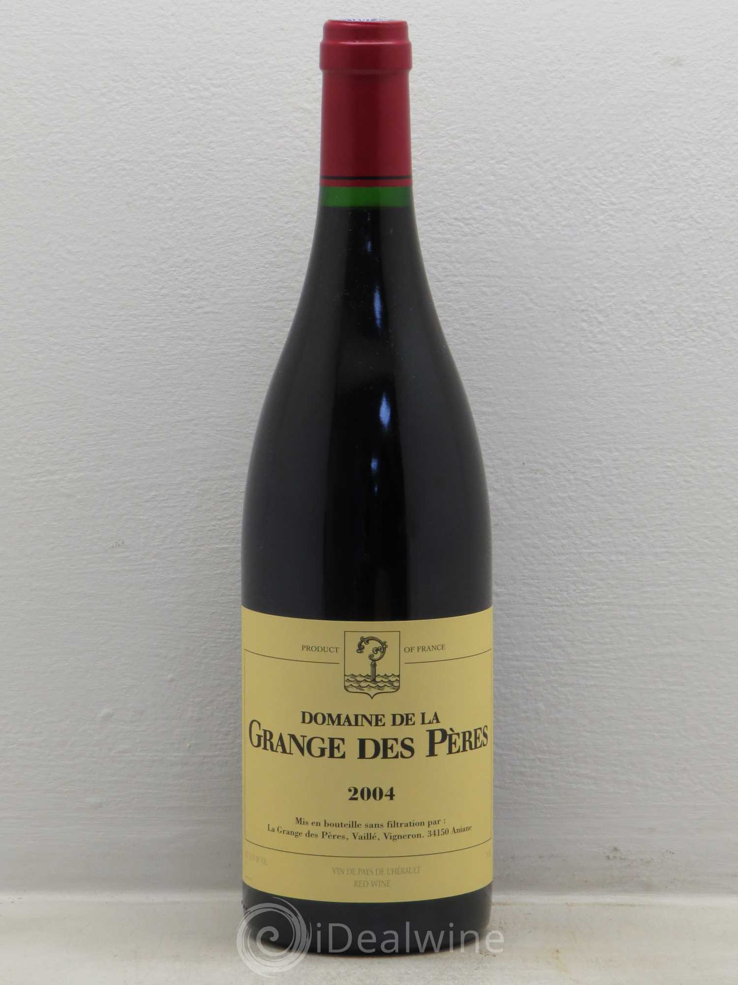 Pays d'Hérault Grange des Pères Laurent Vaillé 2004 - Lot de 1 bouteille - 0