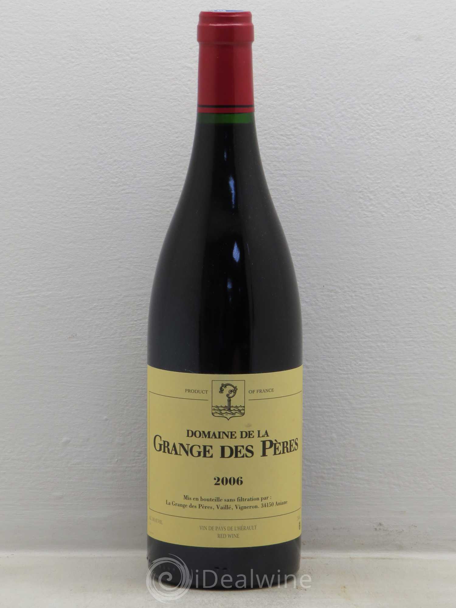 Pays d'Hérault Grange des Pères Laurent Vaillé 2006 - Lot de 1 bouteille - 0