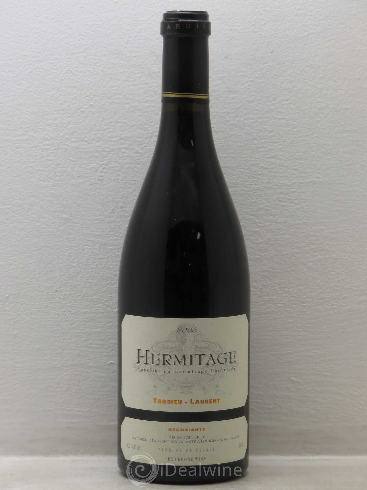 Hermitage Maison Tardieu-Laurent 2003 - Lot de 1 bouteille - 0