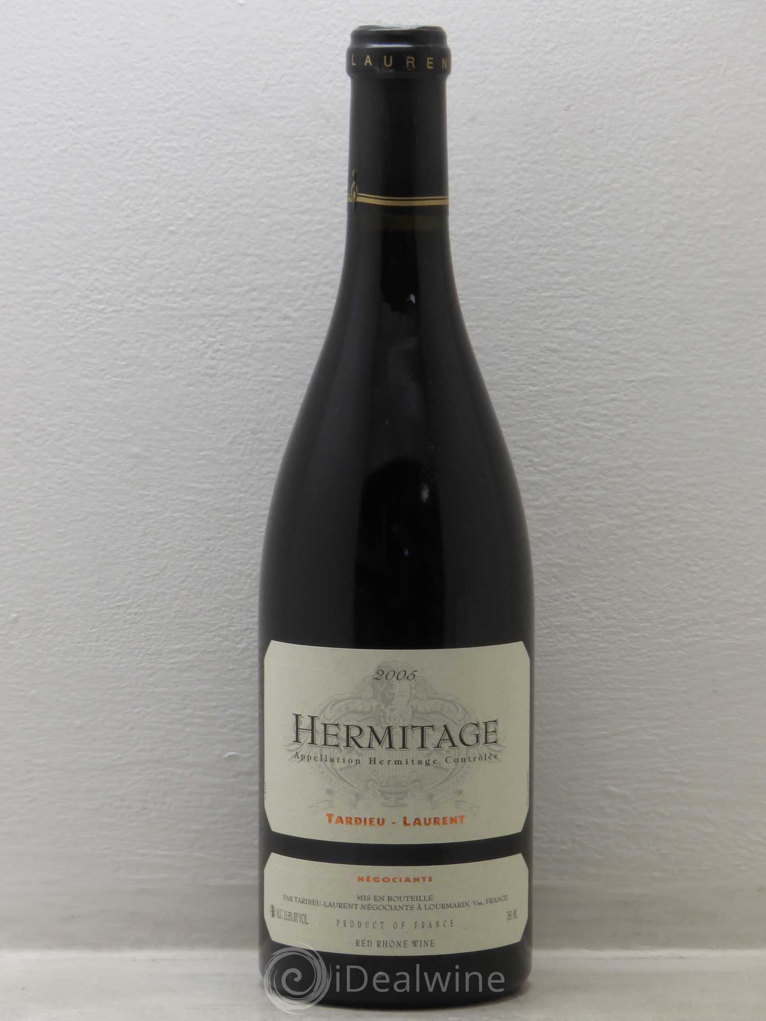 Hermitage Maison Tardieu-Laurent 2005 - Lot de 1 bouteille - 0