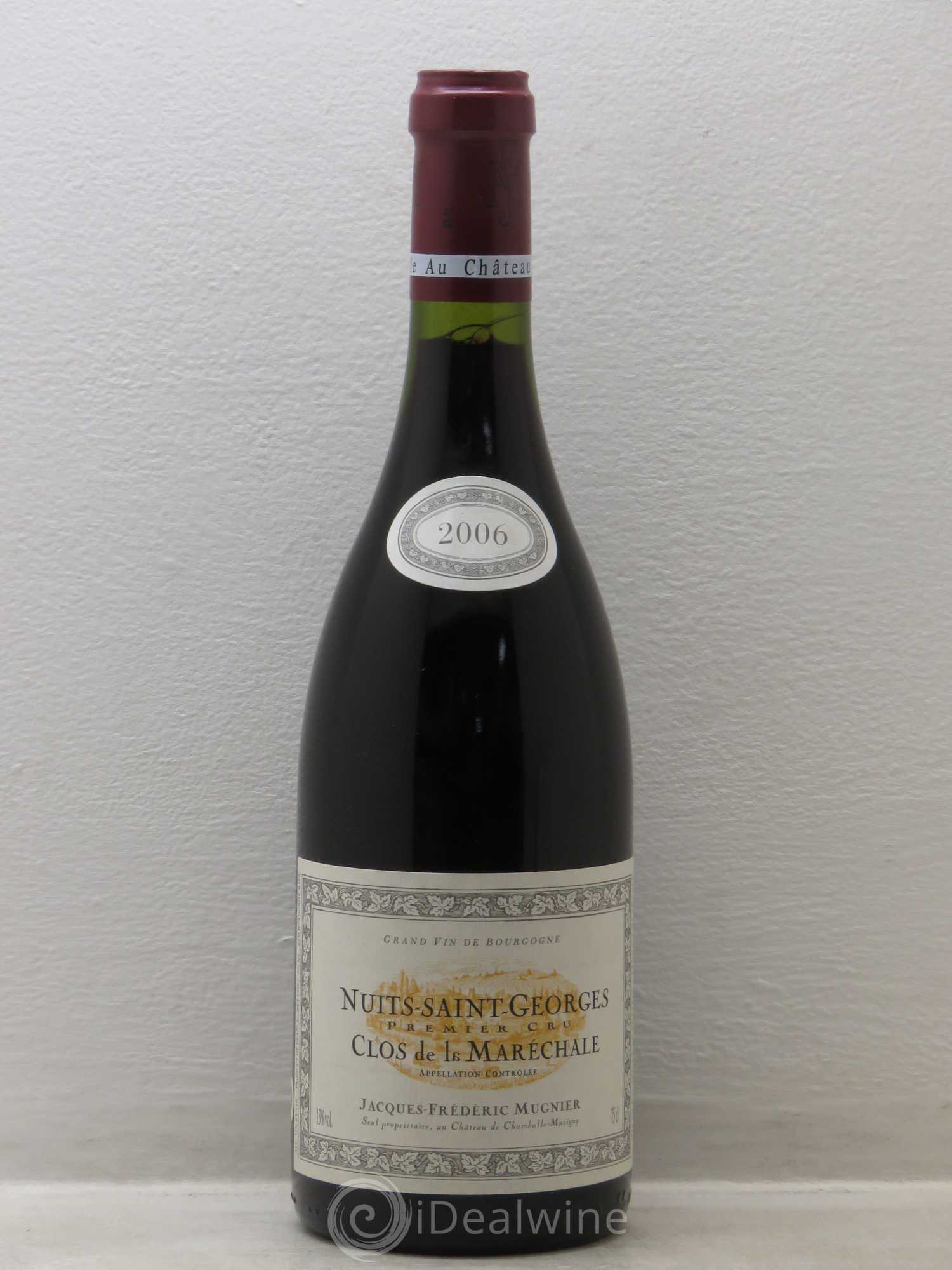 Nuits-Saint-Georges 1er Cru Clos de La Maréchale Jacques-Frédéric Mugnier 2006 - Lot de 1 bouteille - 0
