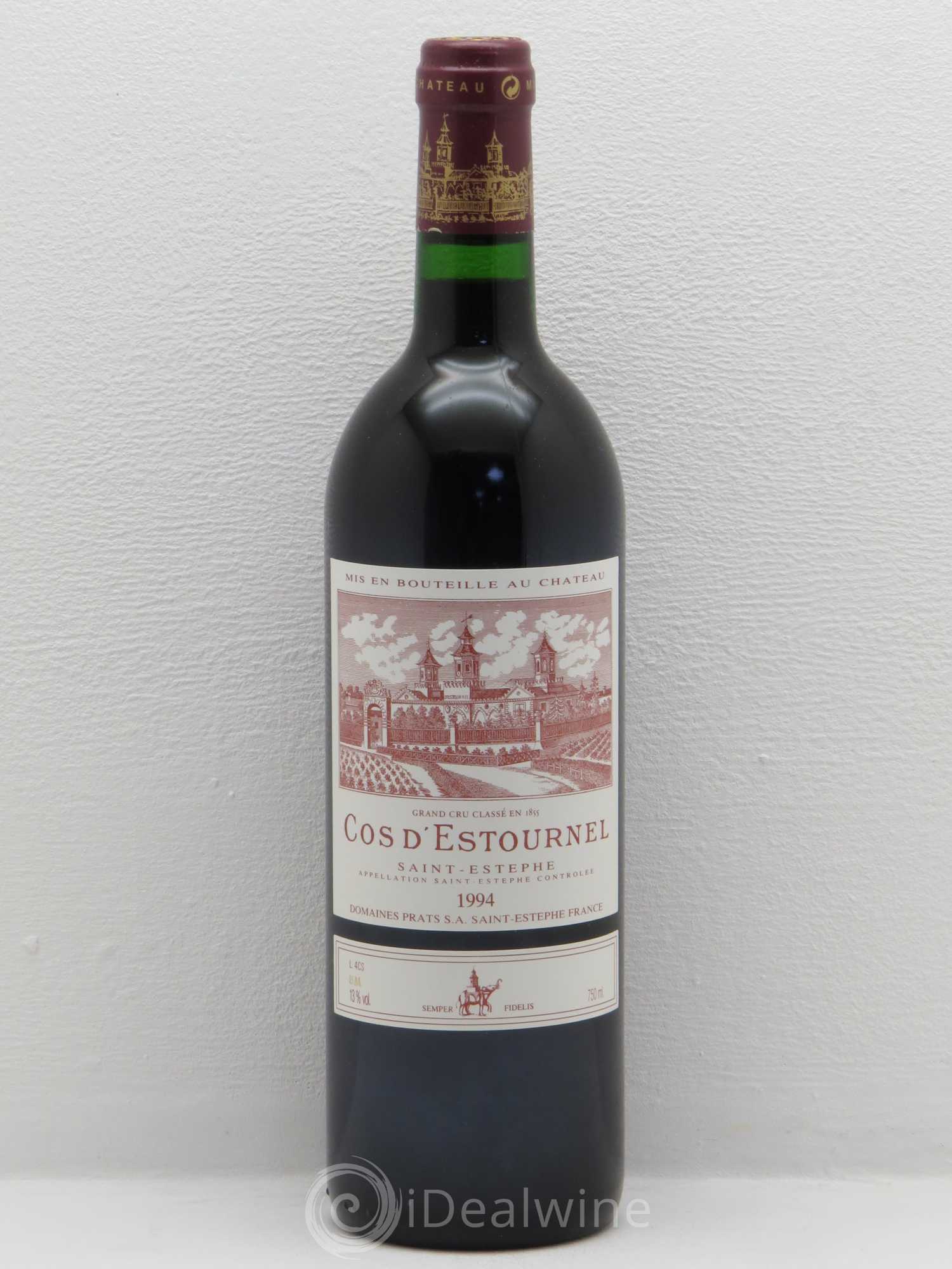 Cos d'Estournel 2ème Grand Cru Classé 1994 - Lot de 1 bouteille - 0