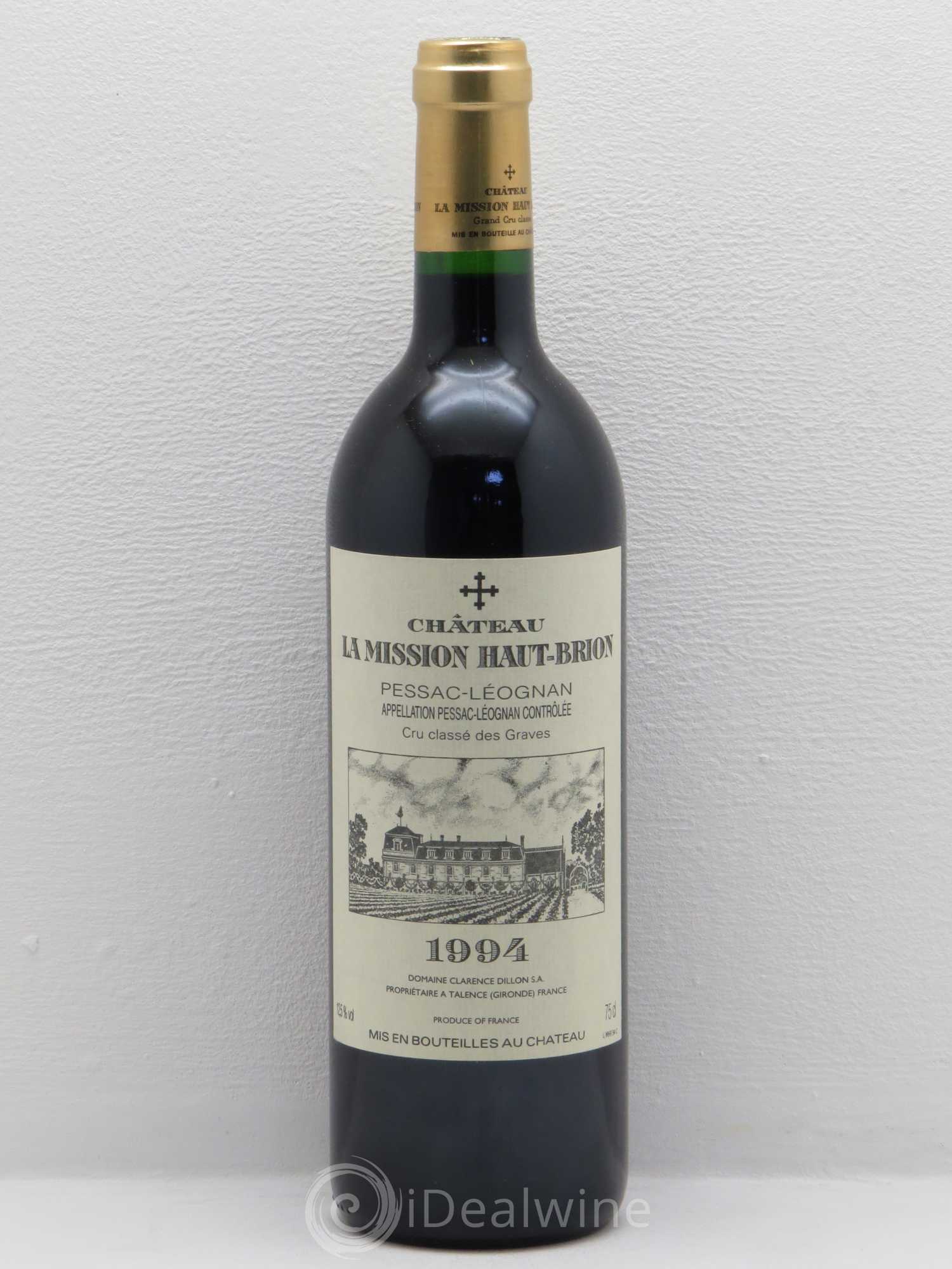 Château la Mission Haut-Brion Cru Classé de Graves 1994 - Lot de 1 bouteille - 0