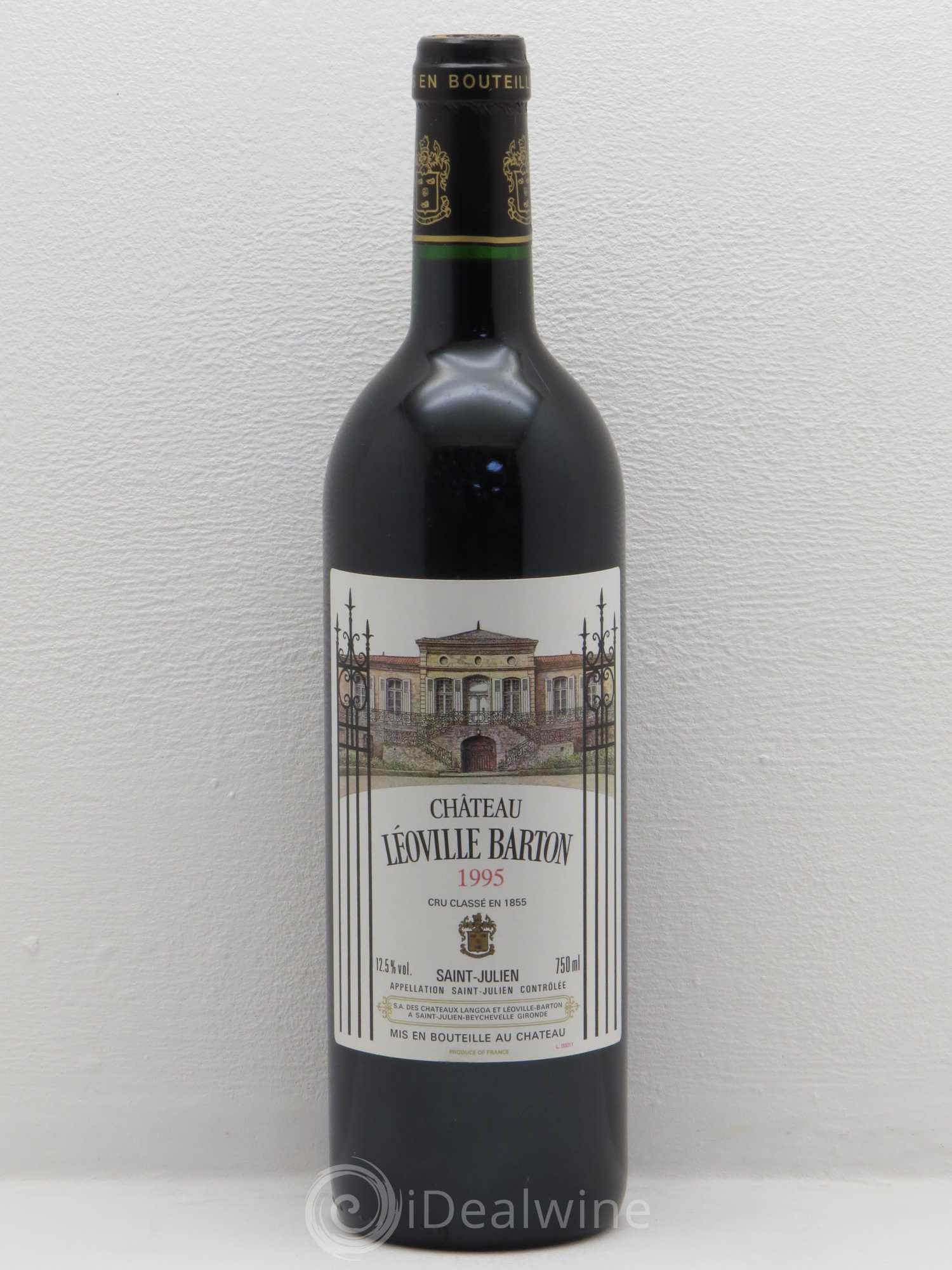 Château Léoville Barton 2ème Grand Cru Classé 1995 - Lot de 1 bouteille - 0