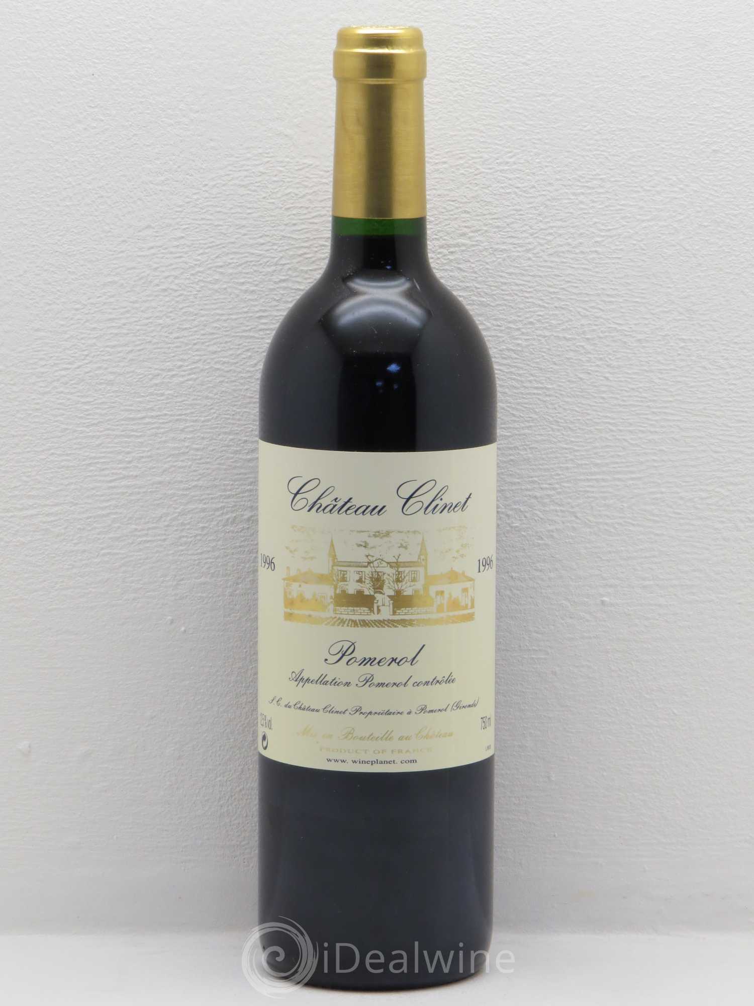 Château Clinet 1996 - Lot de 1 bouteille - 0