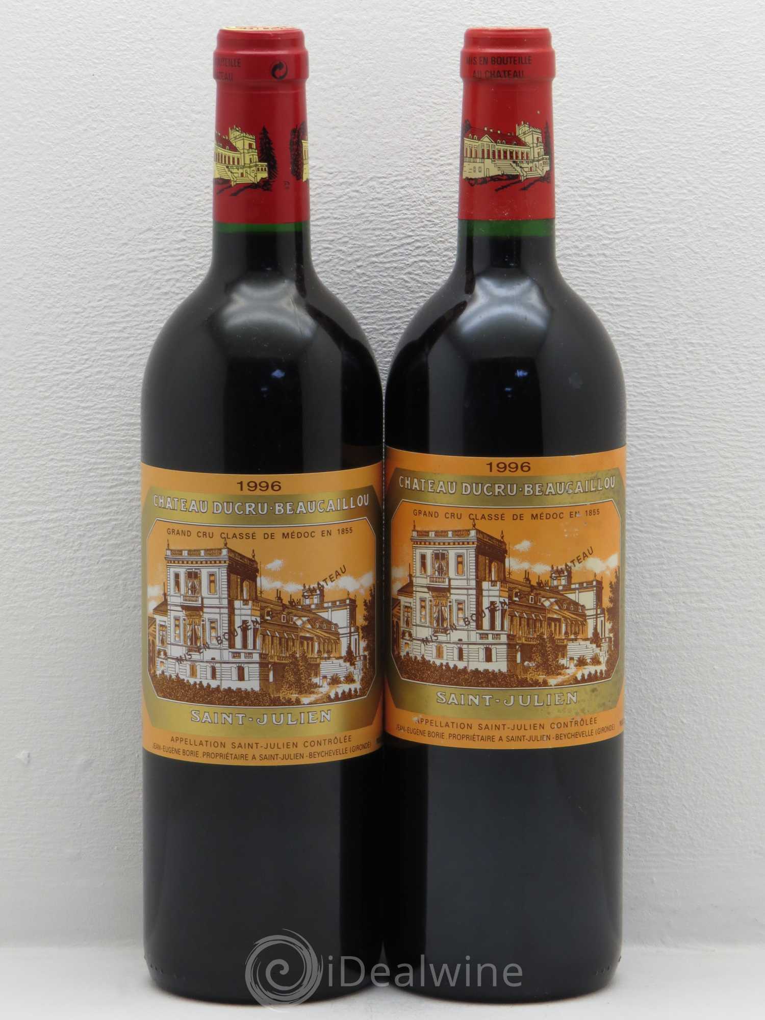 Château Ducru Beaucaillou 2ème Grand Cru Classé 1996 - Lot de 2 bouteilles - 0