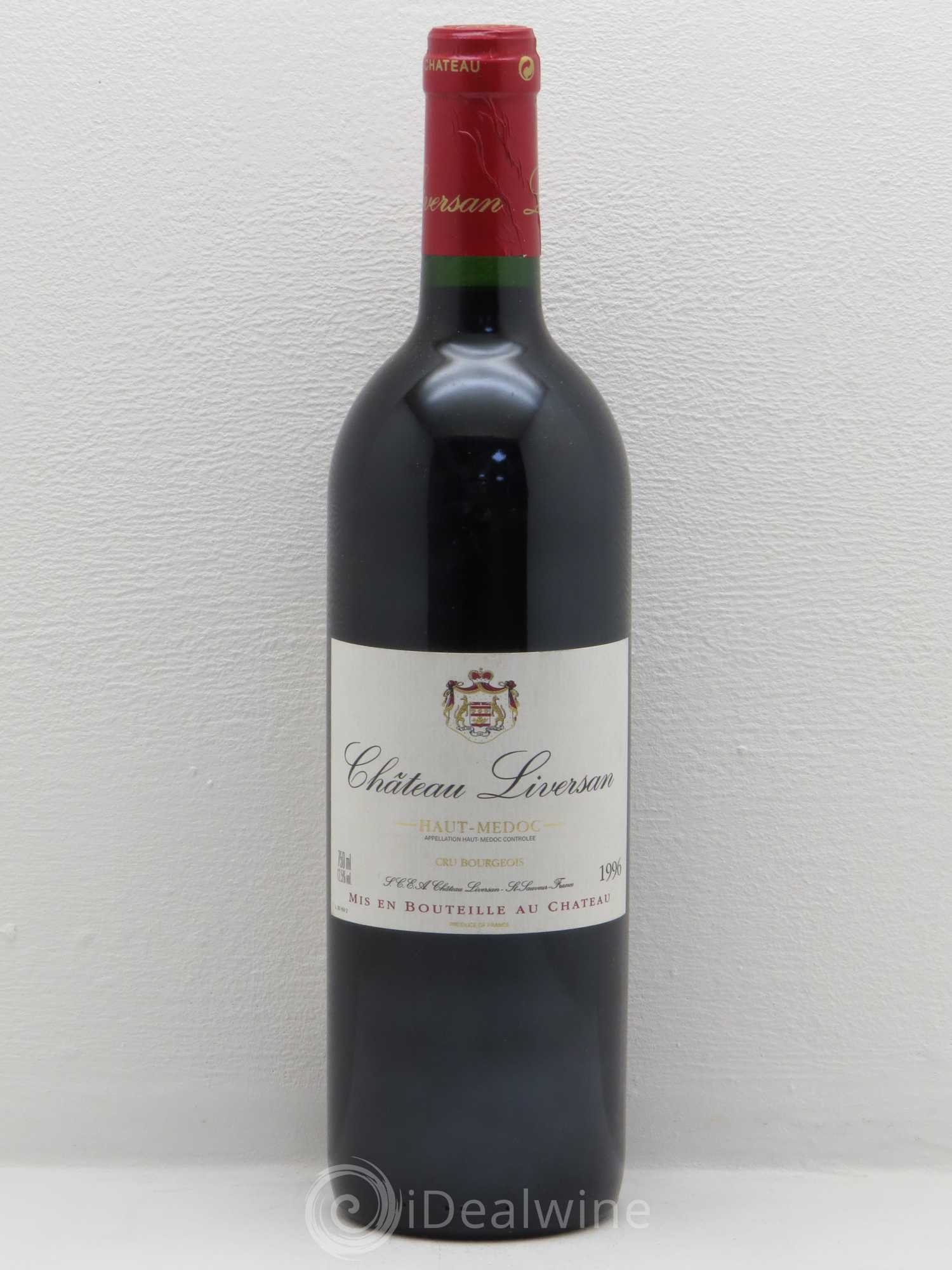 Château Liversan Cru Bourgeois 1996 - Lot de 1 bouteille - 0