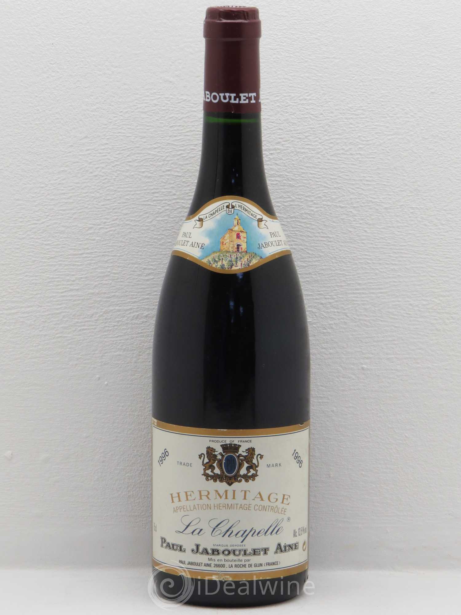 Hermitage La Chapelle Paul Jaboulet Ainé 1996 - Lot de 1 bouteille - 0
