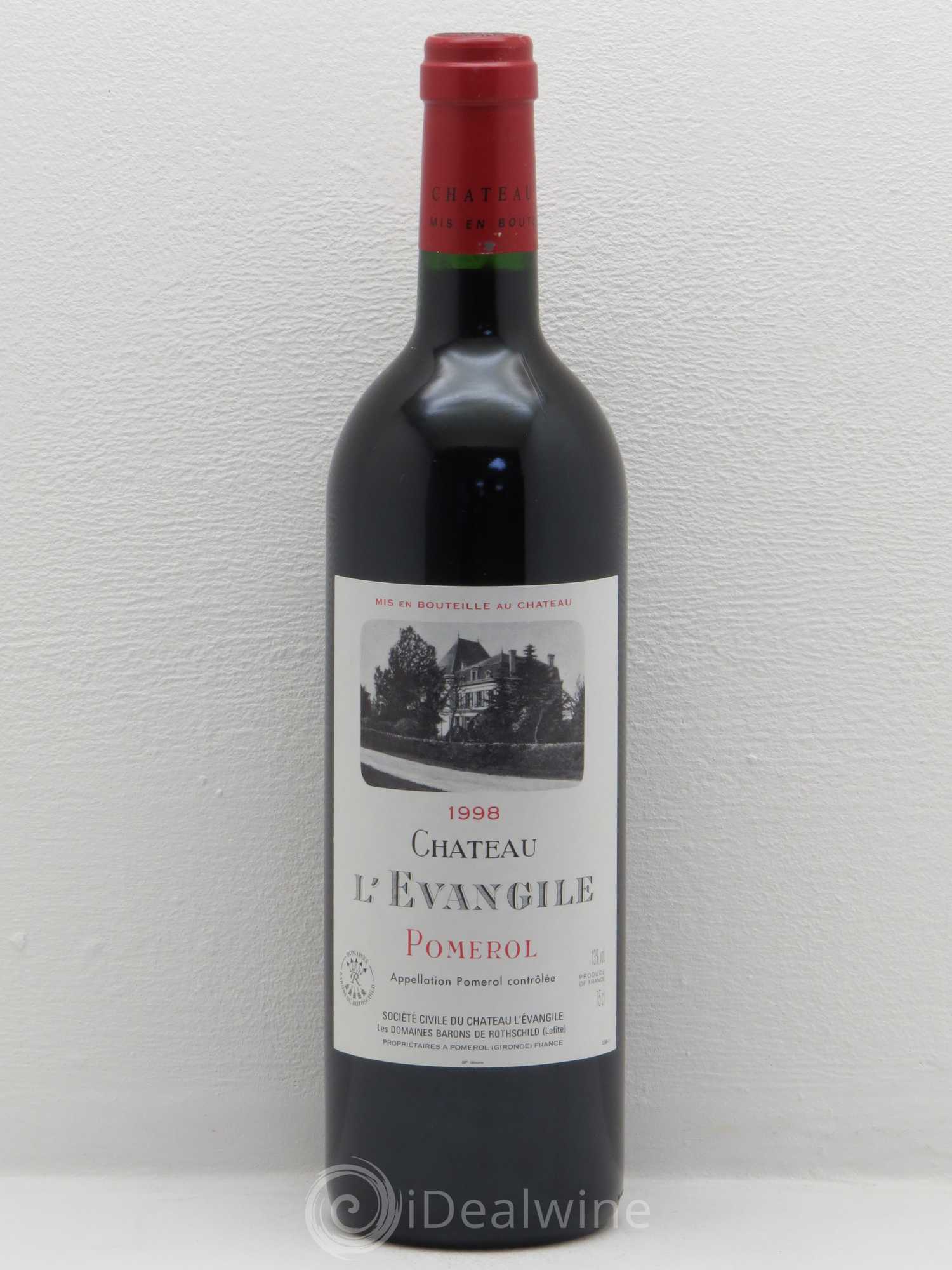 Château l' Évangile 1998 - Lot de 1 bouteille - 0